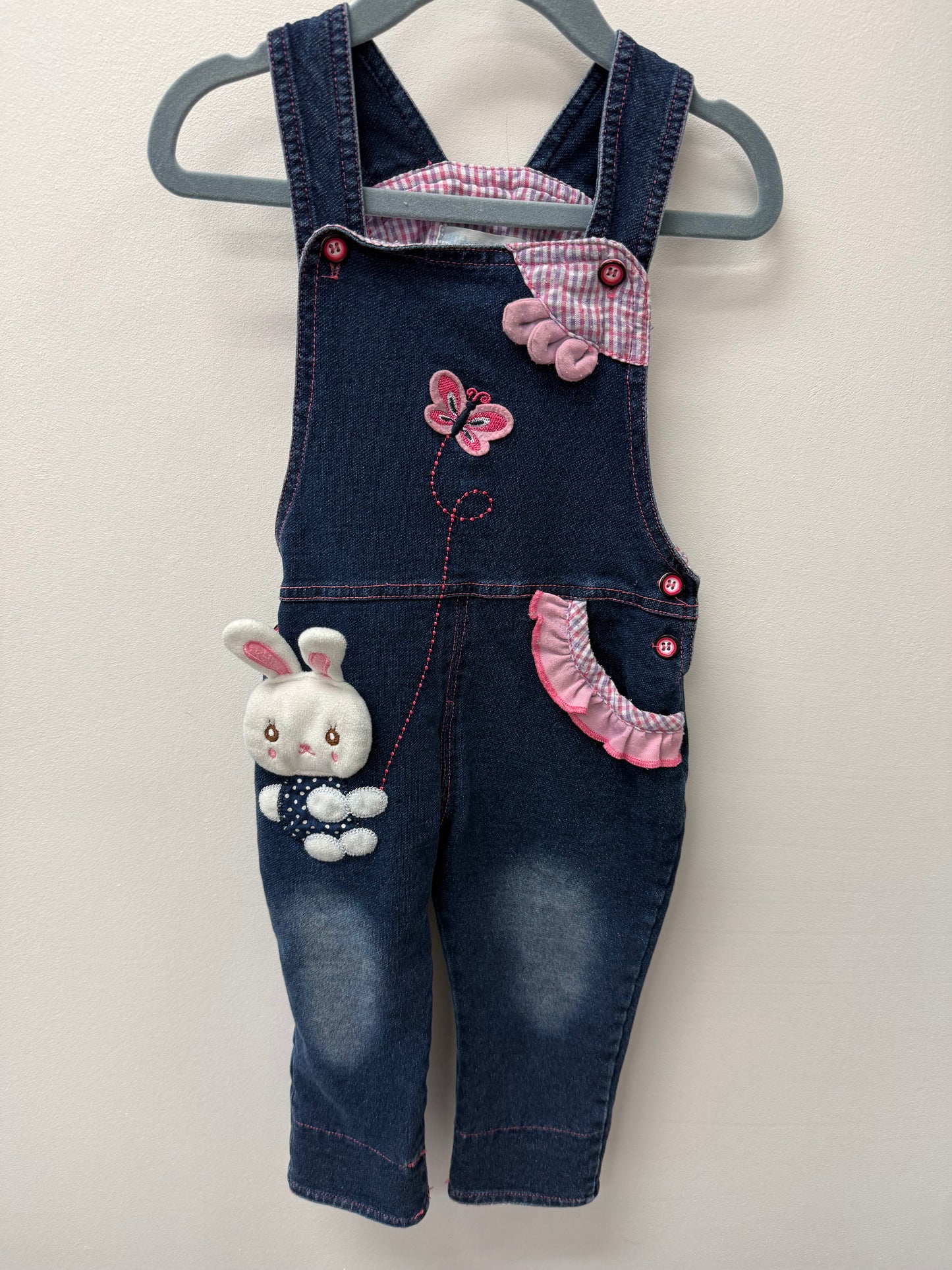 KIDS COOL SPACE OVERALLS SIZE 12-18M
