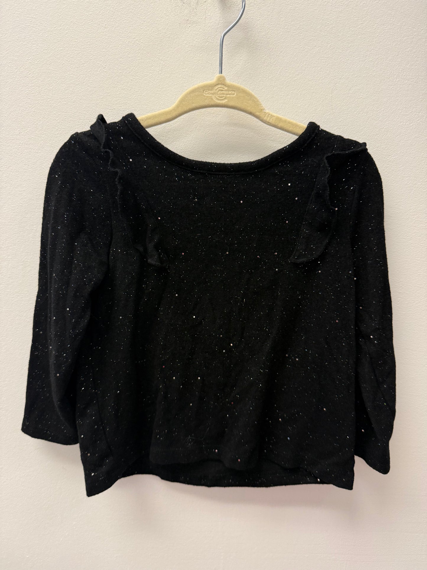 JOE FRESH BLACK SPARKLE LONG SLEEVE SIZE 12-18M