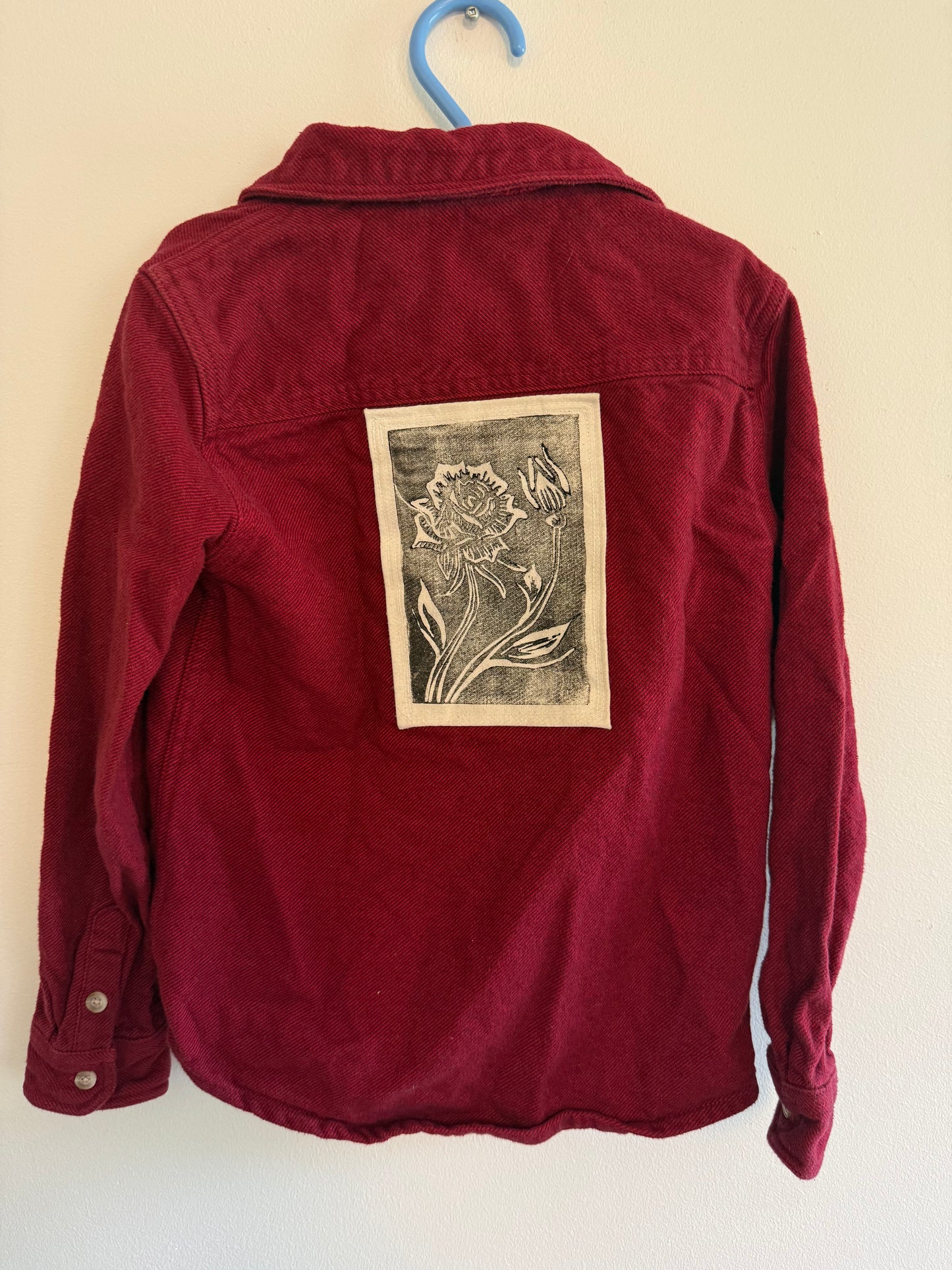 DEX GRAPHIC BACK BUTTON UP SIZE 8