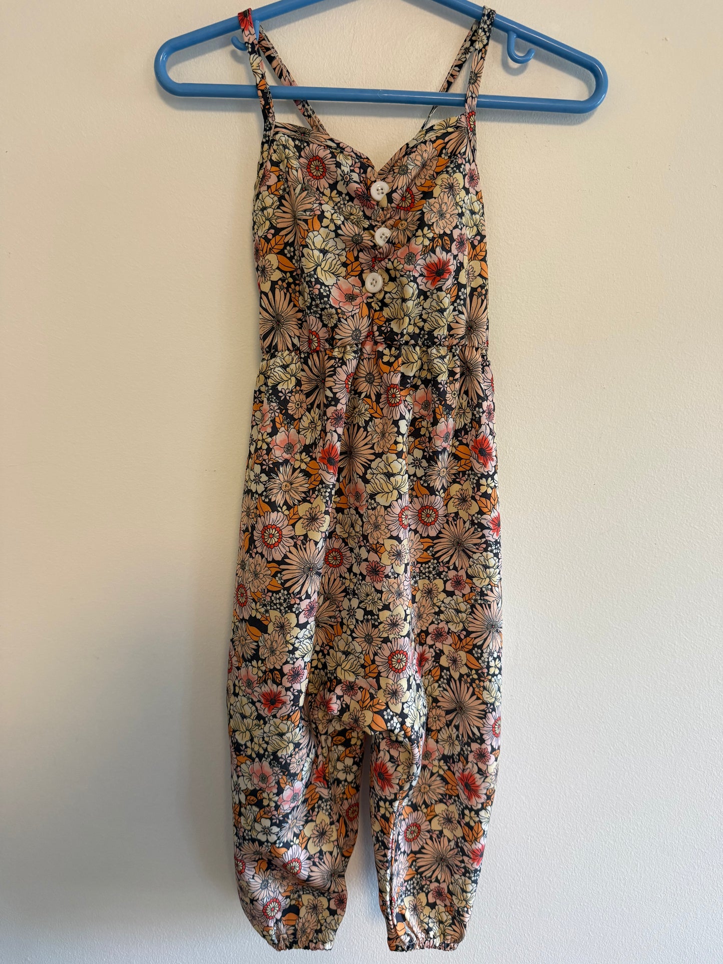 FLORAL JUMPSUIT SIZE 12-18M