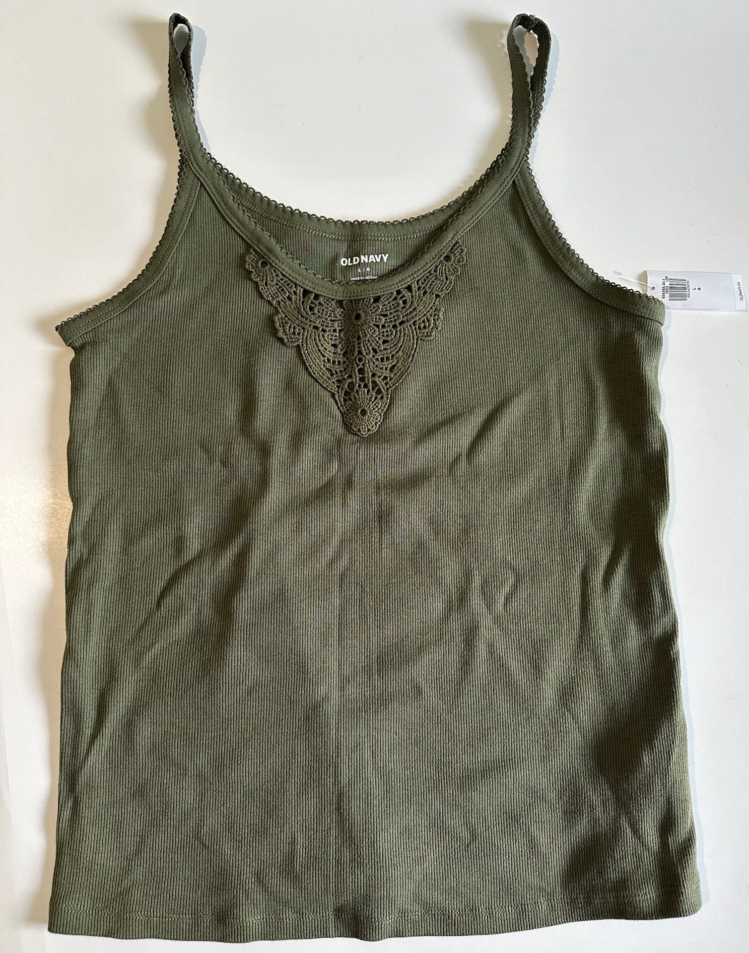 New* *Adult* Old Navy, Green Tank Top - Size Large – Linen for Littles