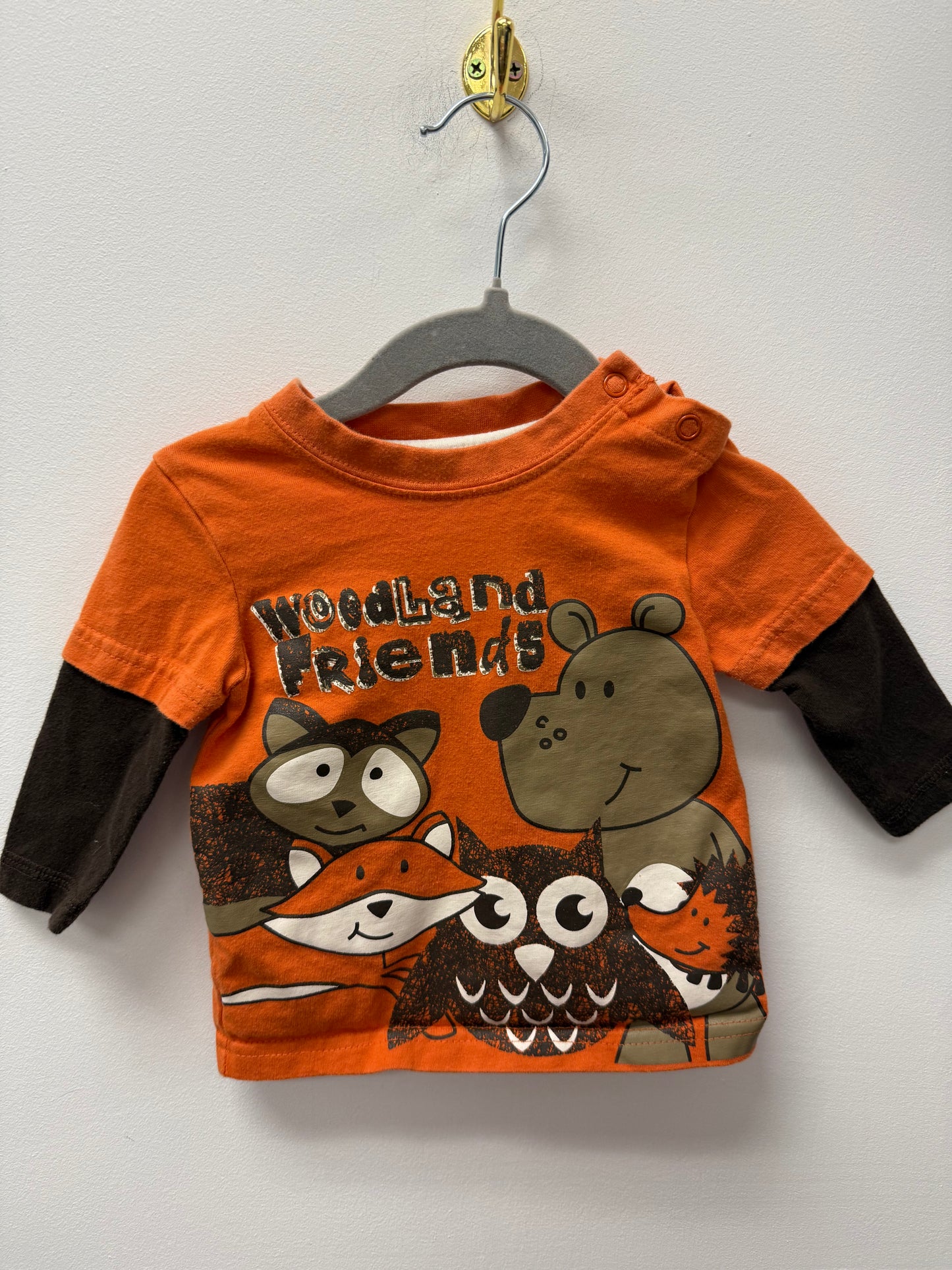 GEORGE WOODLAND FRIENDS SHIRT SIZE 6M