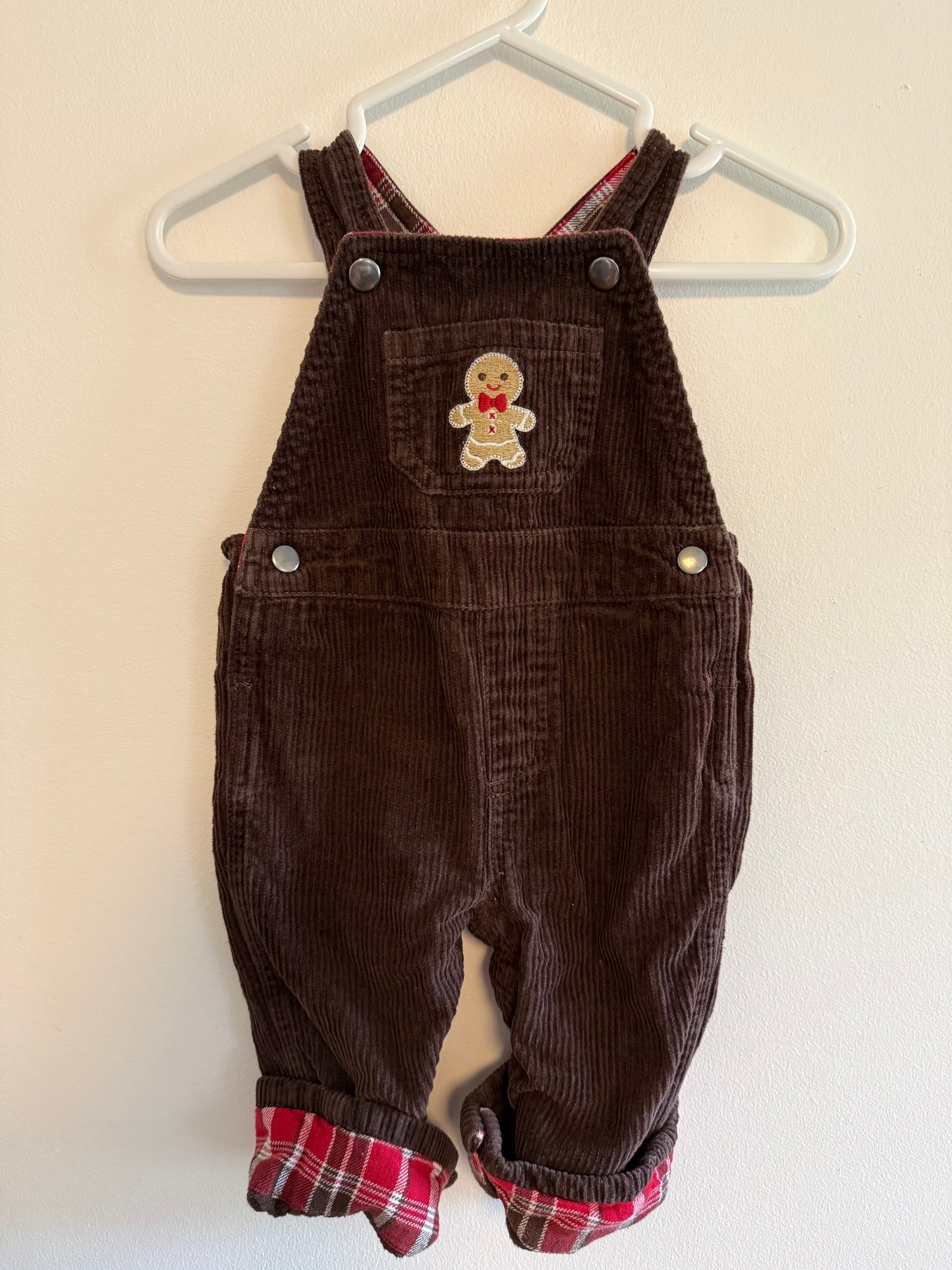 GYMBOREE COURDAROY OVERALLS SIZE 6-12M