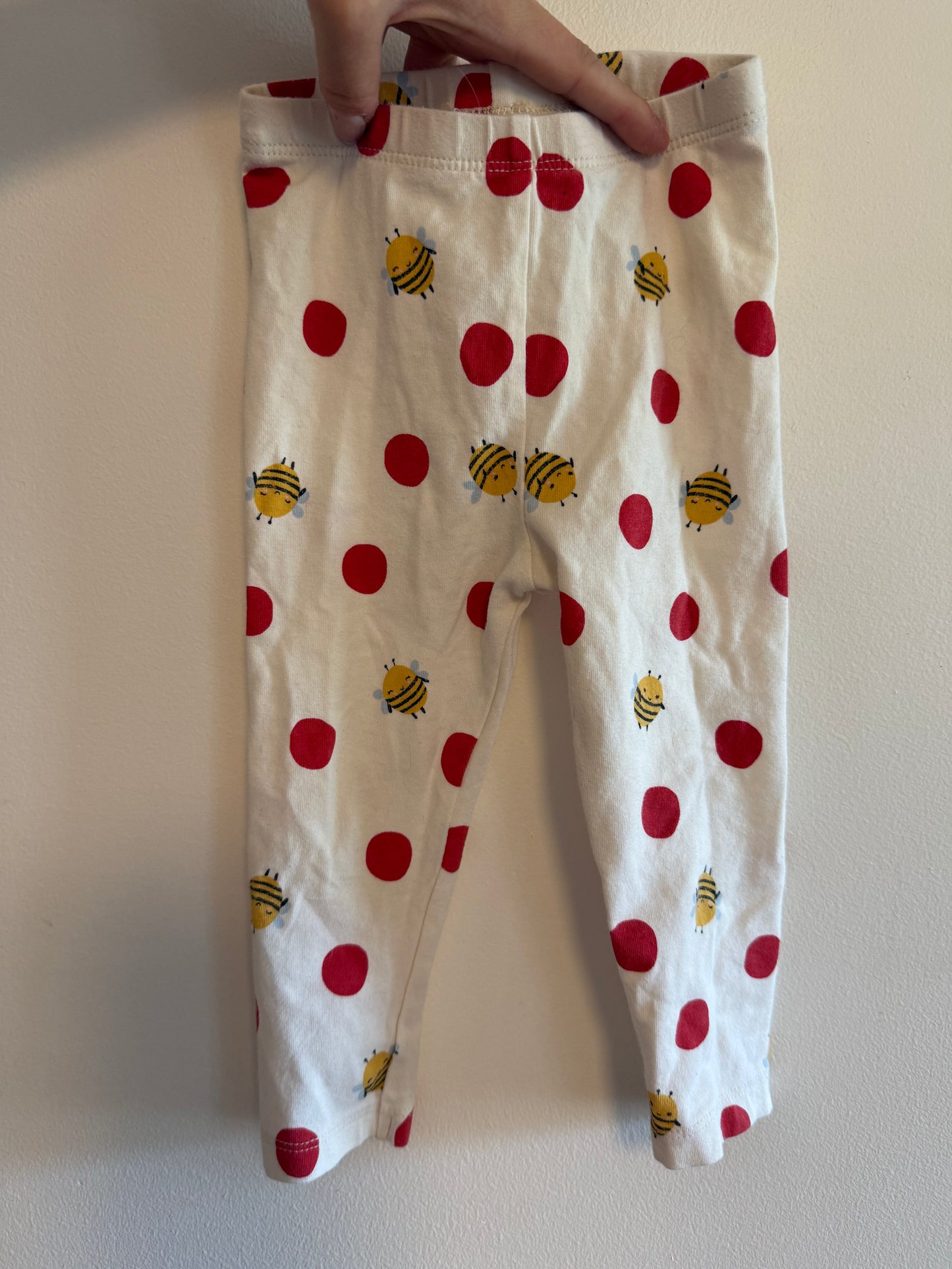 H&M BEE LEGGINGS SIZE 12M