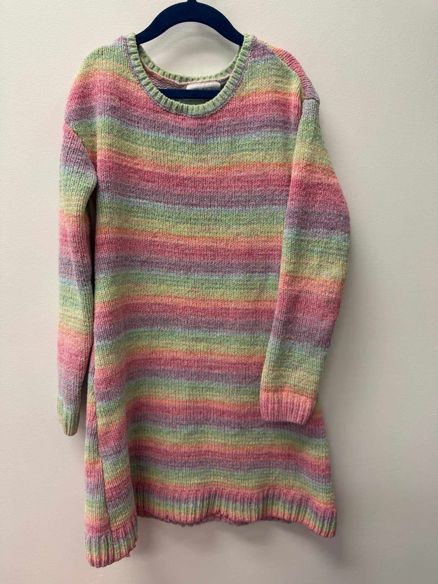 CHILDRENS PLACE COLORFUL KNIT DRESS SIZE 7-8