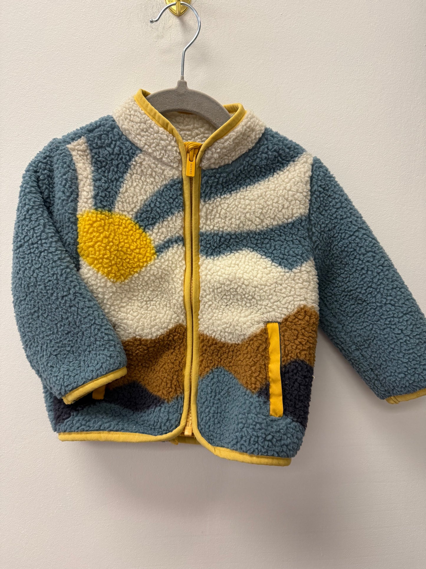 OLD NAVY SUNRISE FLEECE SWEATER SIZE 12-18M