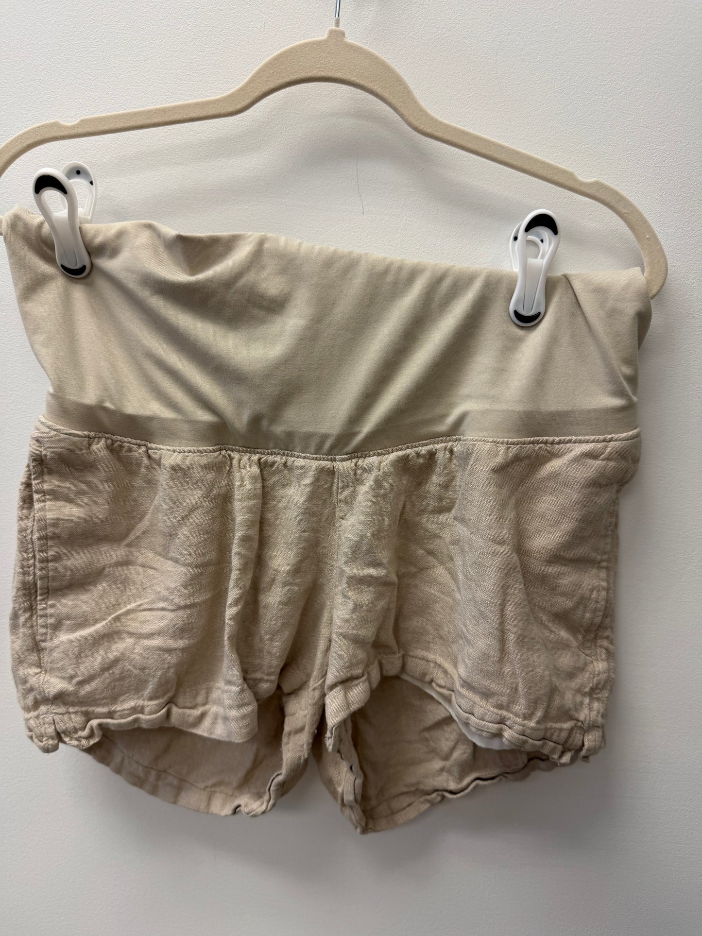 OLD NAVY LINEN MATERNITY SHORTS SIZE MEDIUM