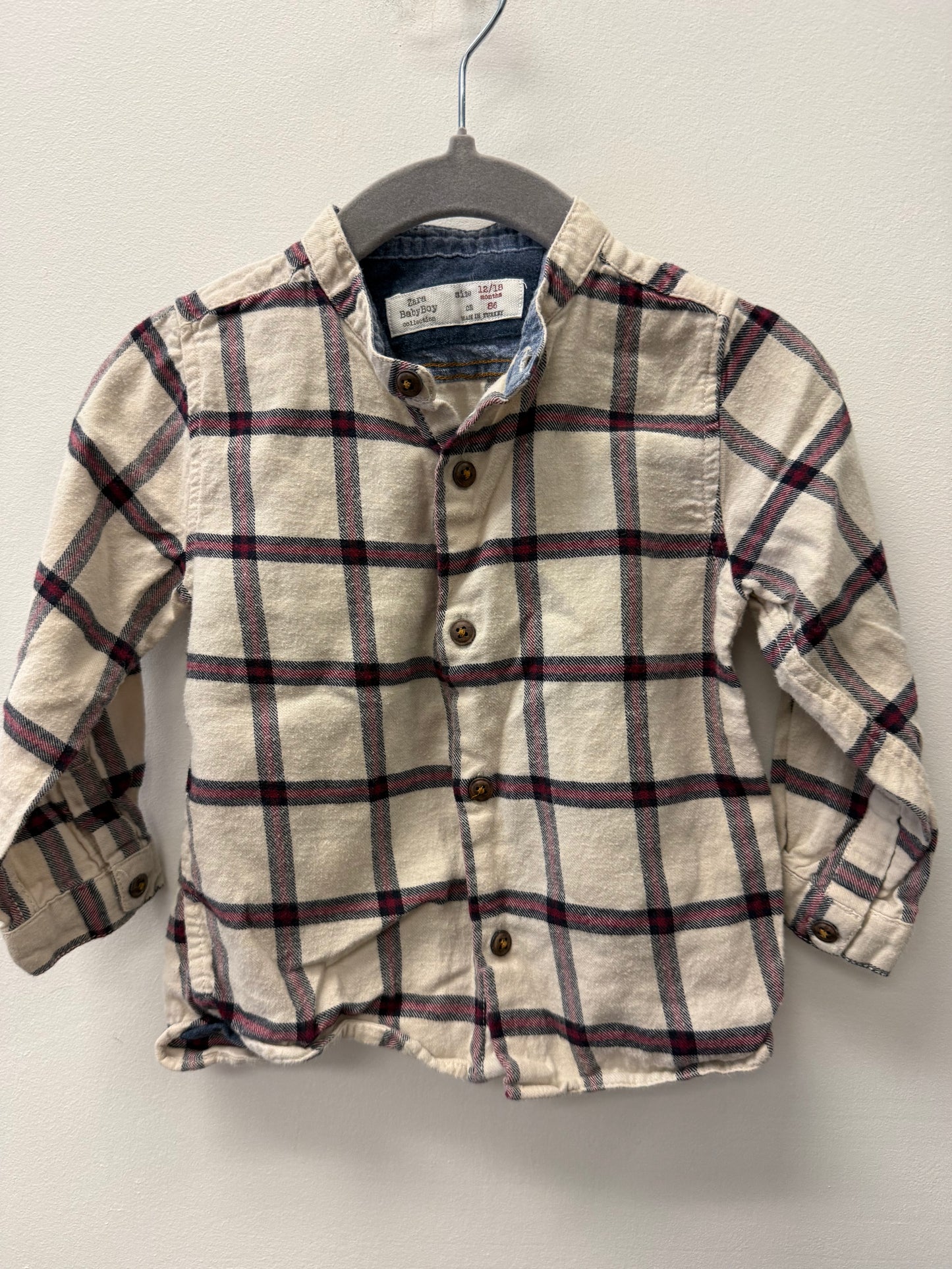 ZARA BUTTON UP SIZE 12-18M