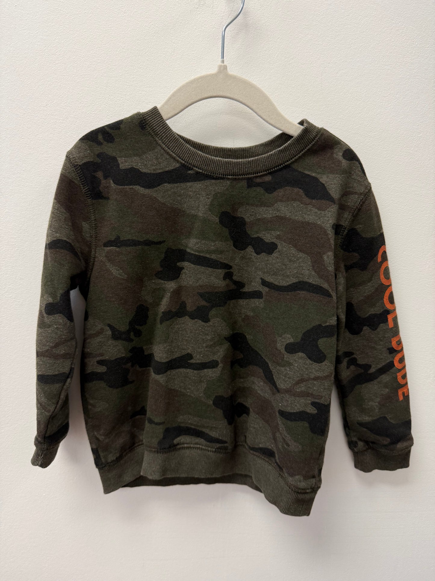 GEORGE CAMO "COOL DUDE" CREW SIZE 4T