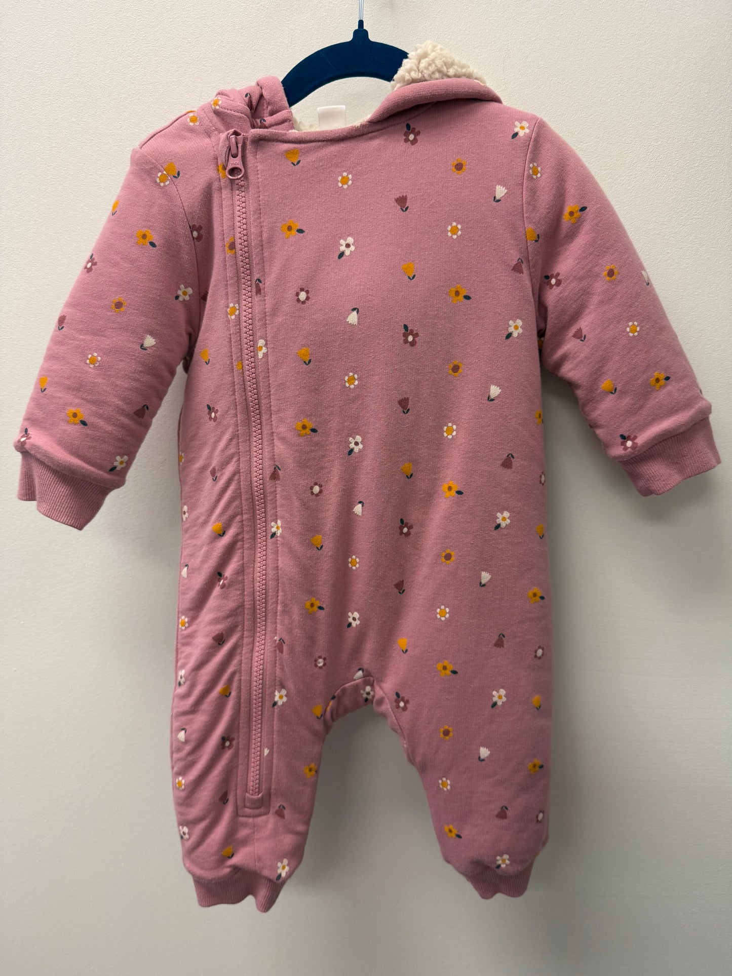 JOE FRESH SHERPA LINED HOODED SUIT SIZE 6-12M