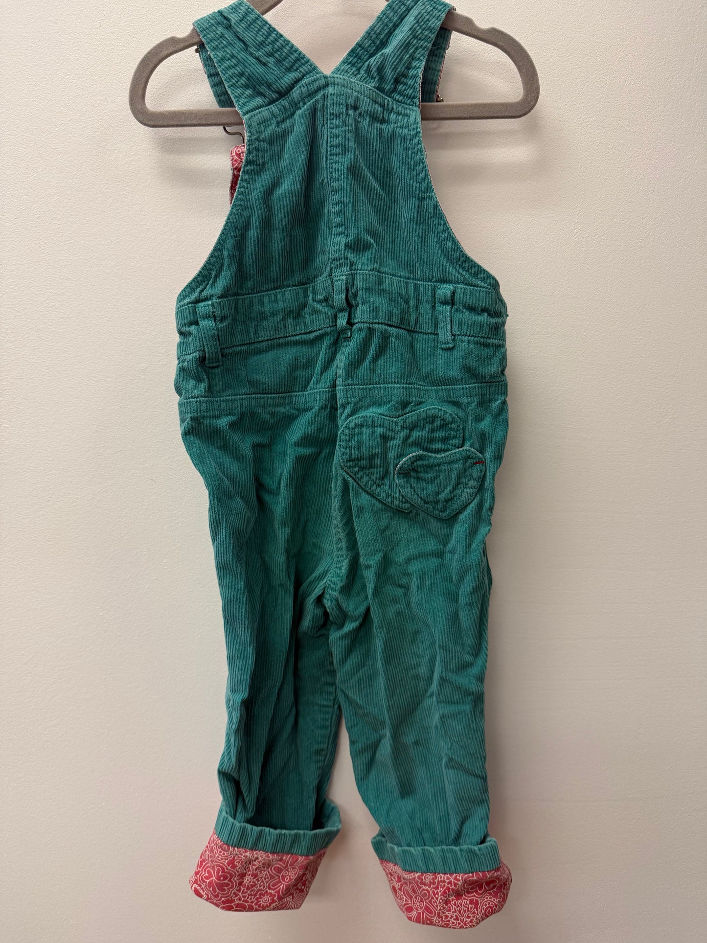 VINTAGE PAPAGINO COURDAROY OVERALLS SIZE 2T