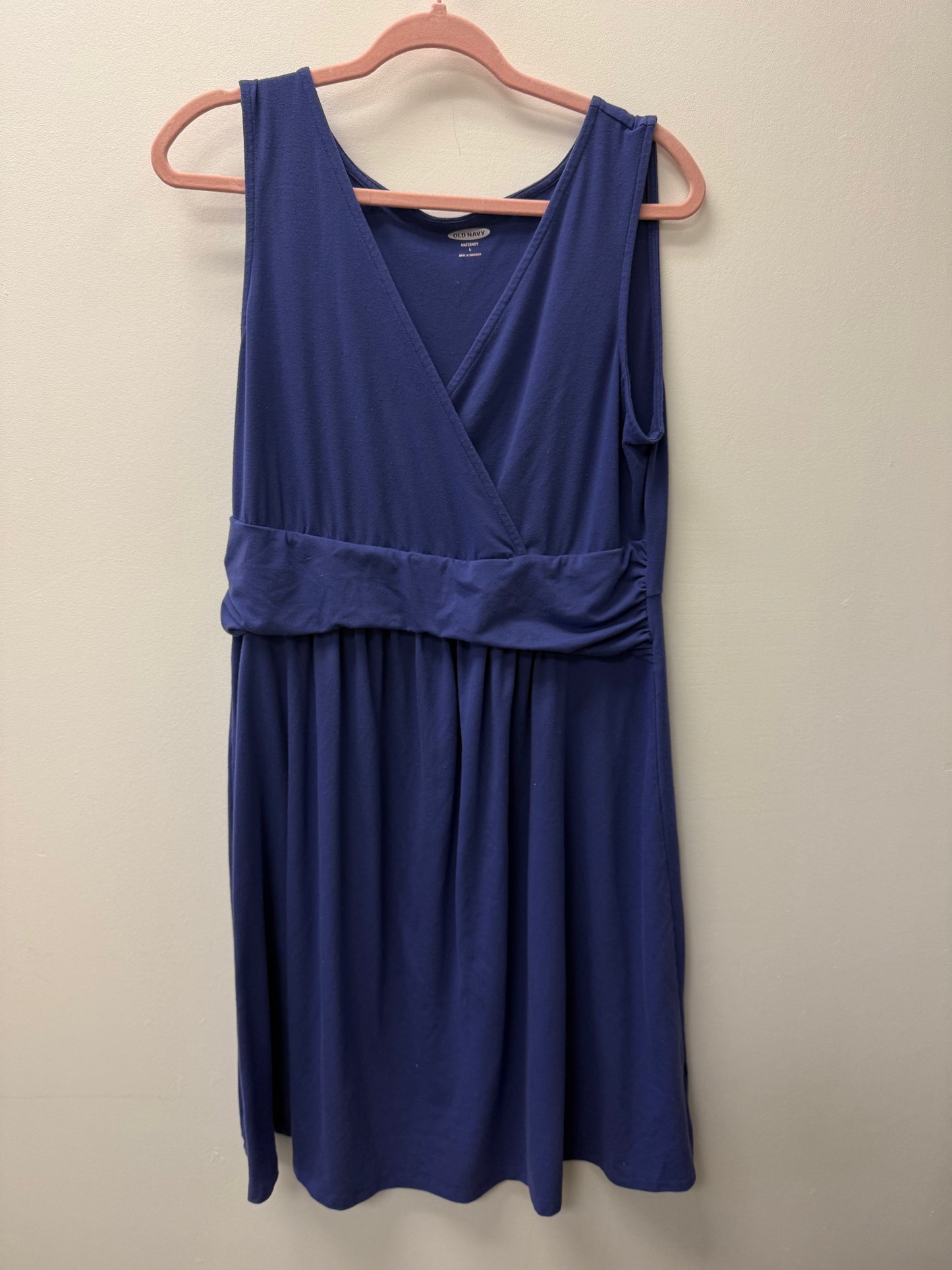 OLD NAVY PURPLE MATERNITY/NURSING DRESS SIZE LARGE