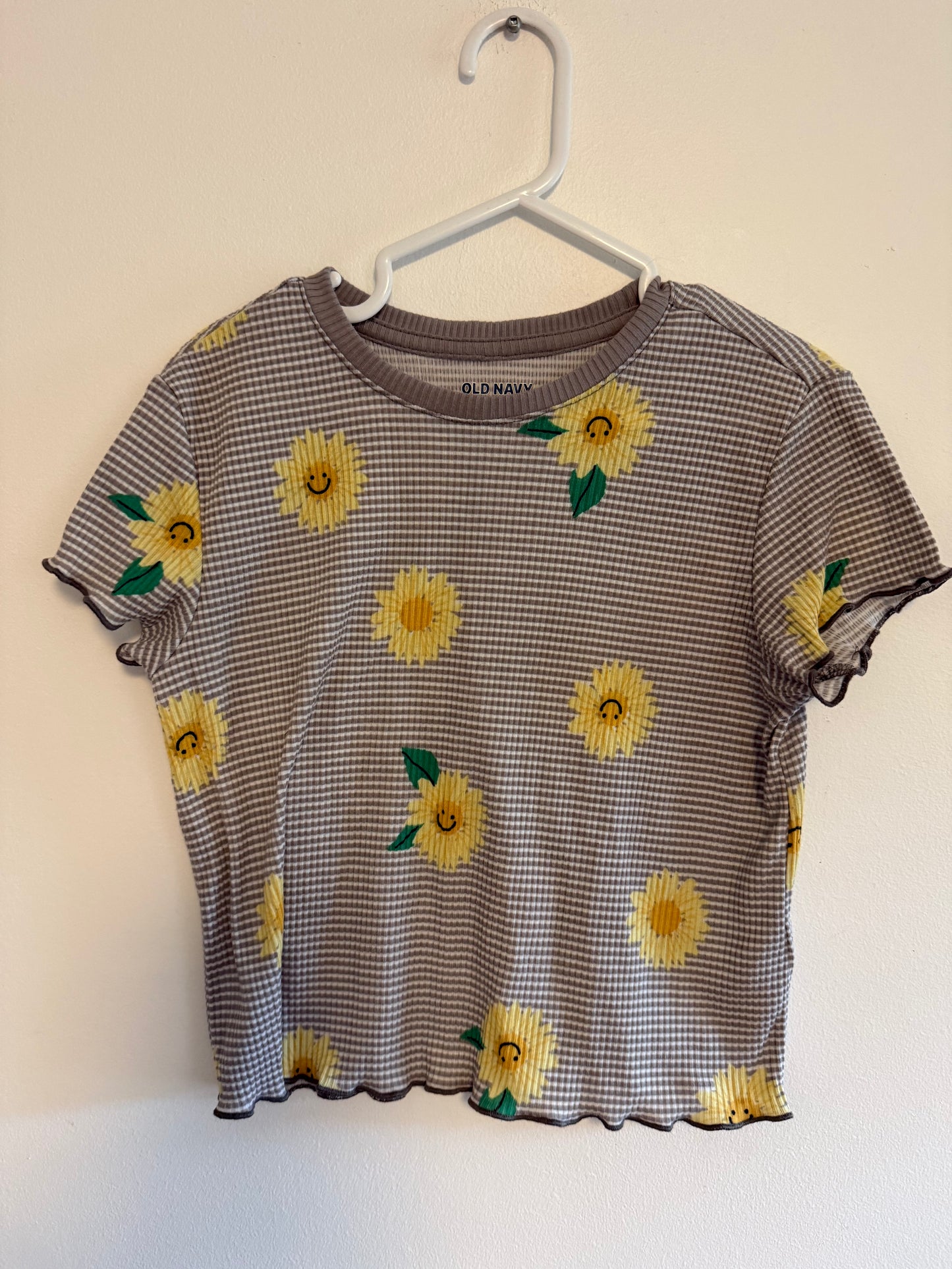 OLD NAVY FLORAL SHIRT SIZE 8
