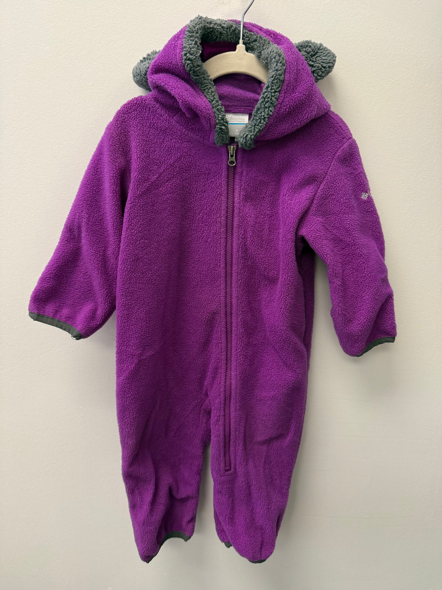 COLUMBIA FLEECE BUNTING SUIT SIZE 6-12M