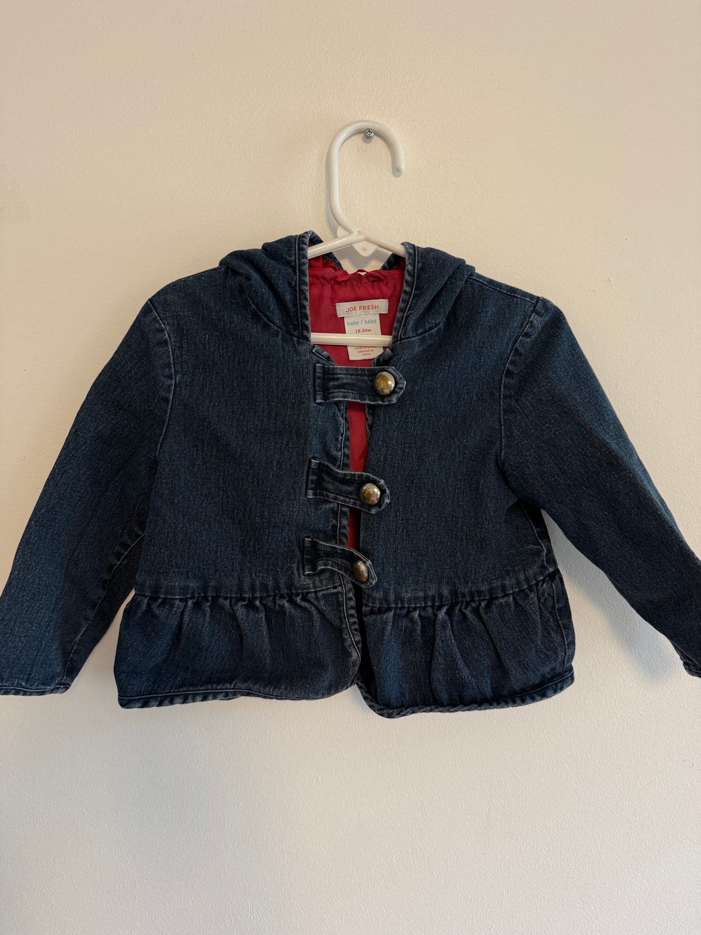 JOE FRESH DENIM JACKET SIZE 18-24M