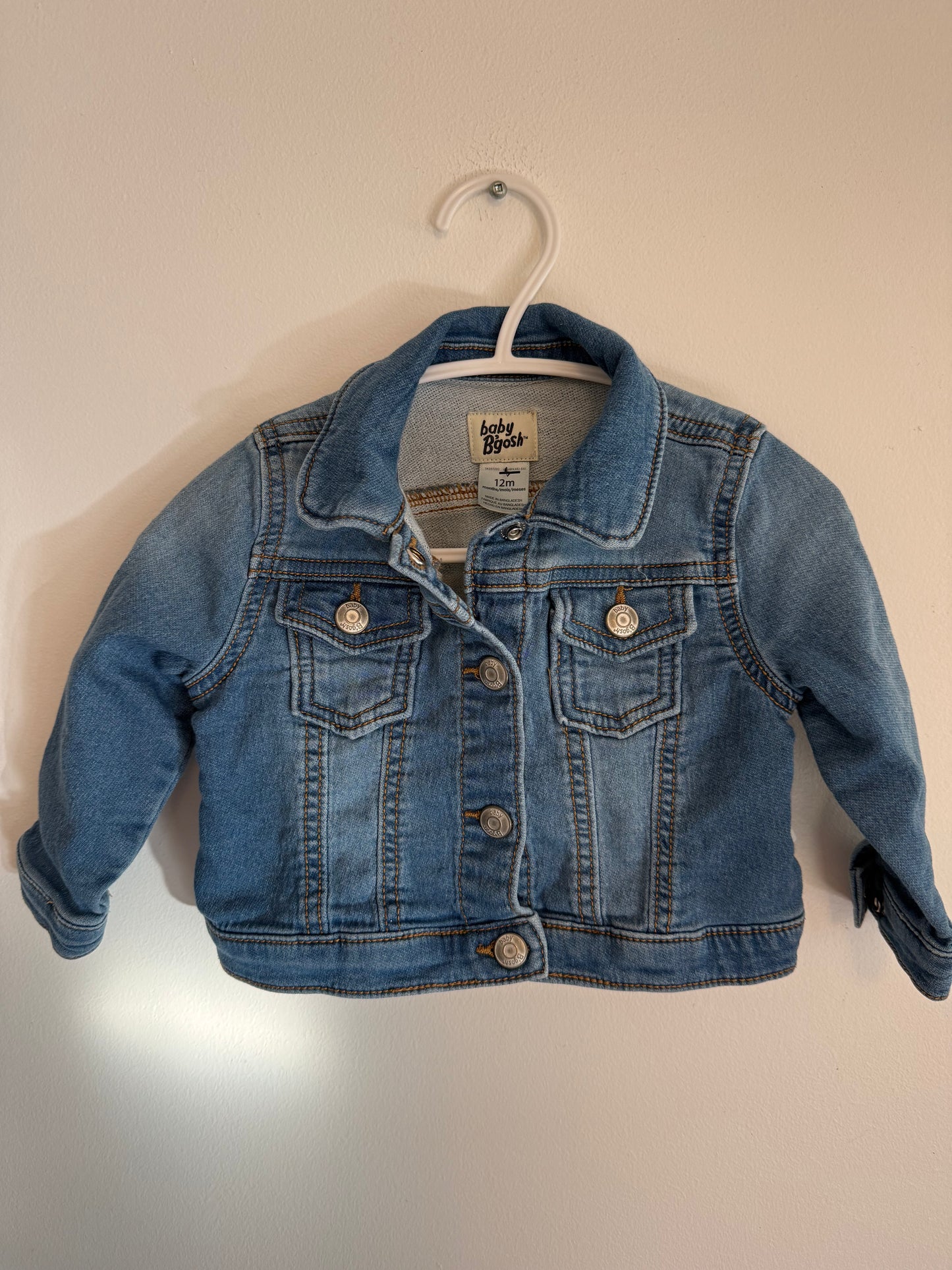 OSHKOSH JEAN JACKET SIZE 12M