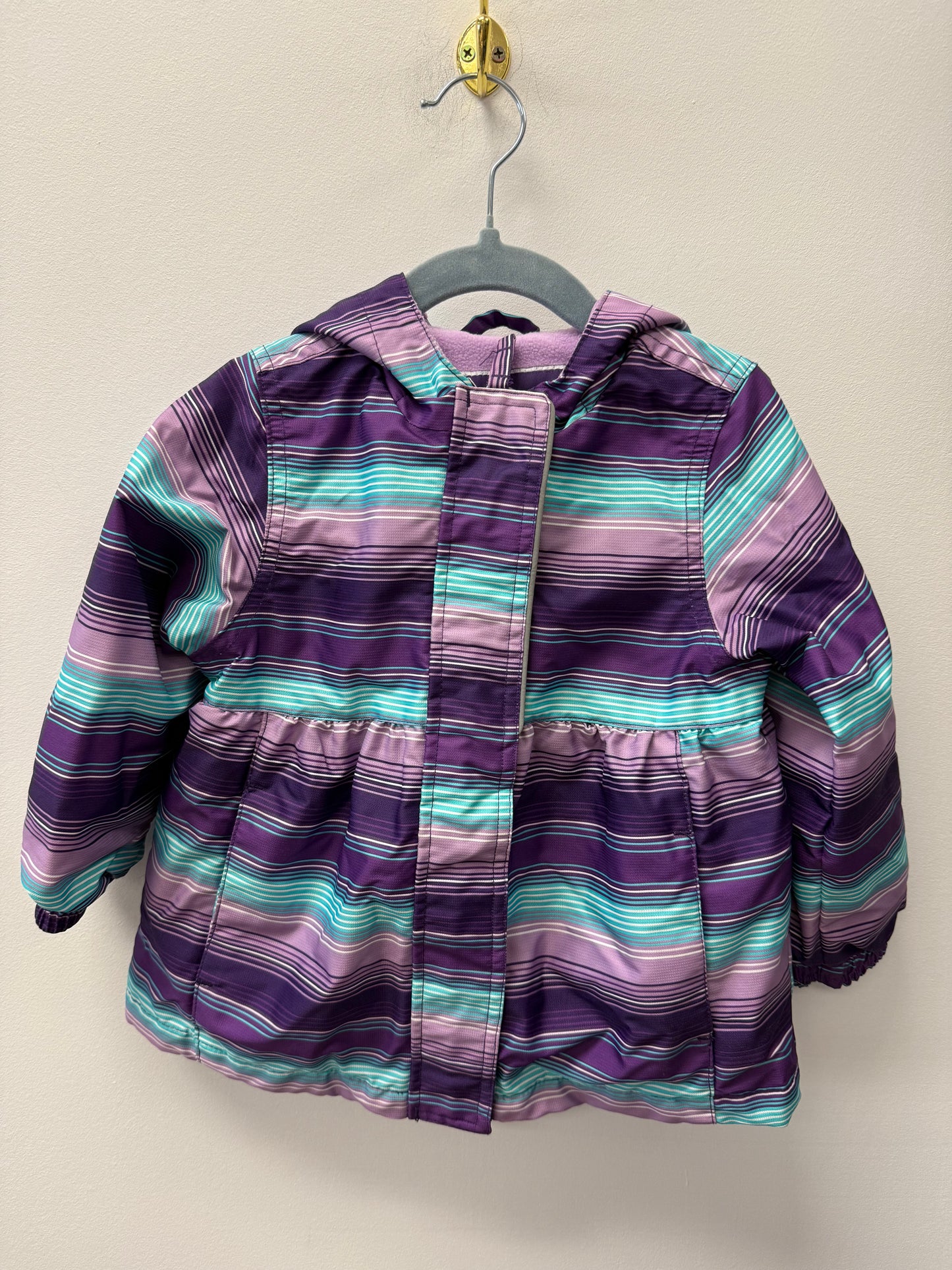 KRICKETS FLEECE LINED RAIN JACKET SIZE 2T