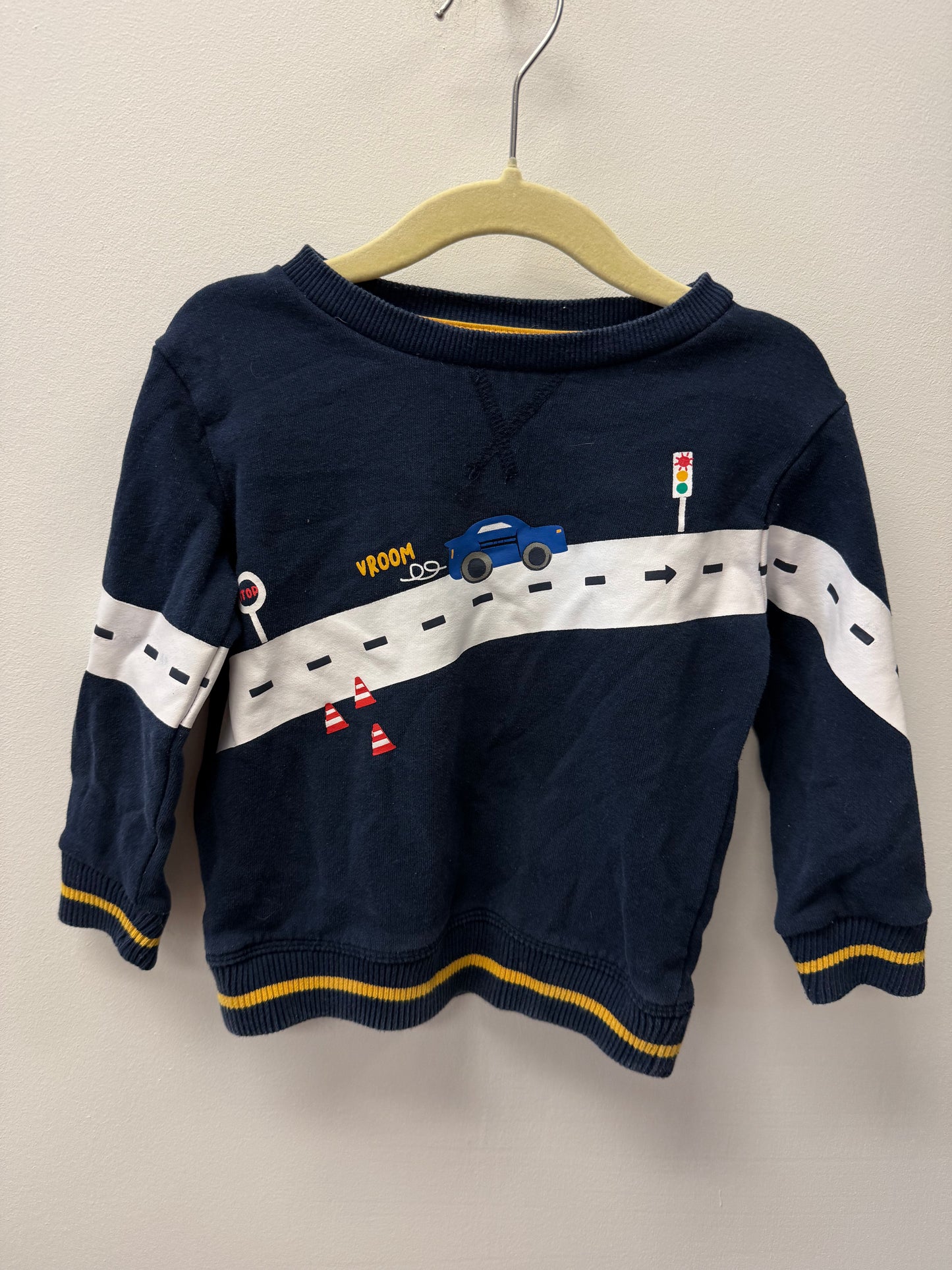 GEORGE RACE TRACK CREW SIZE 2T