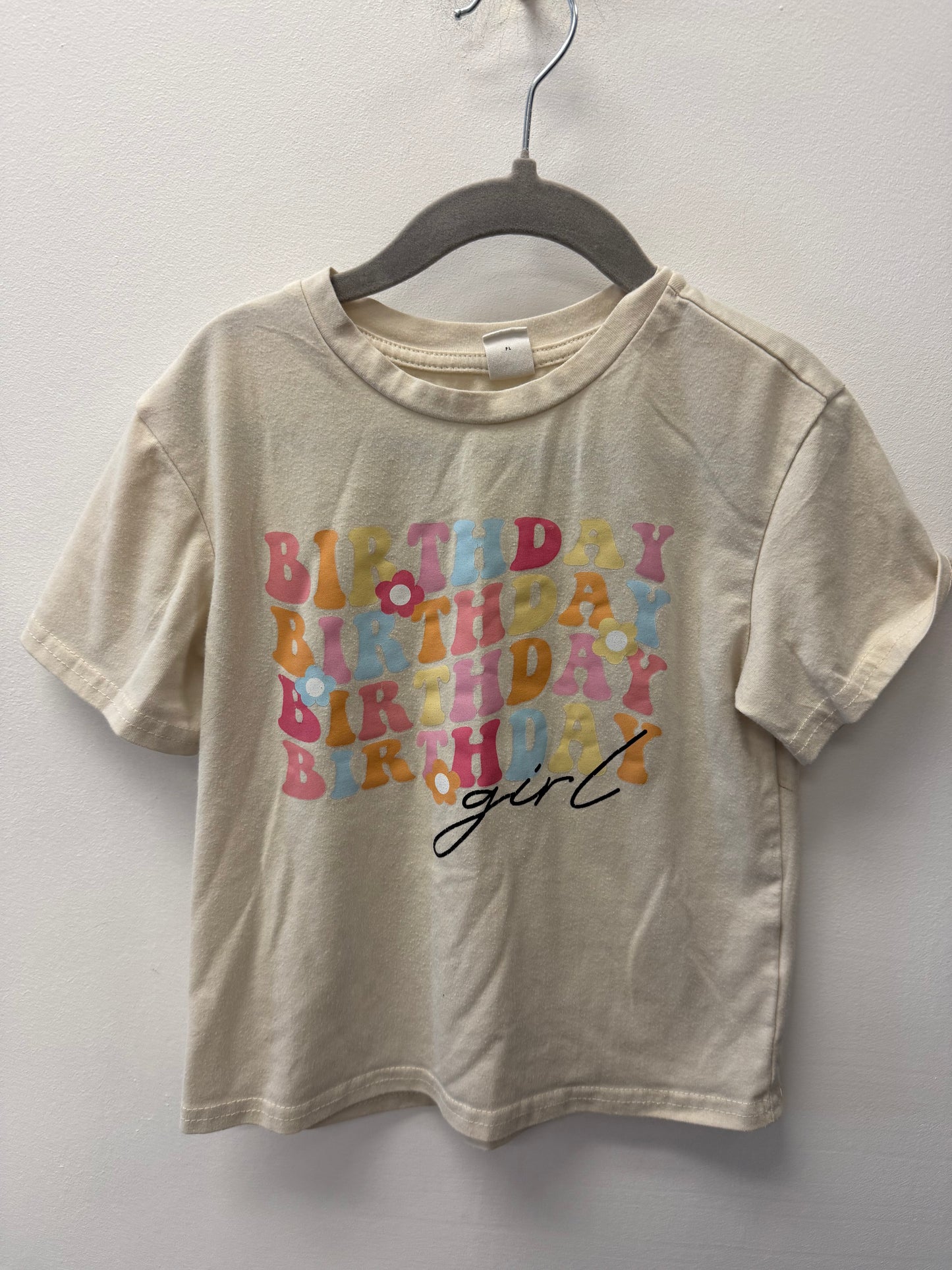 BIRTHDAY GIRL SHIRT SIZE 2-3T