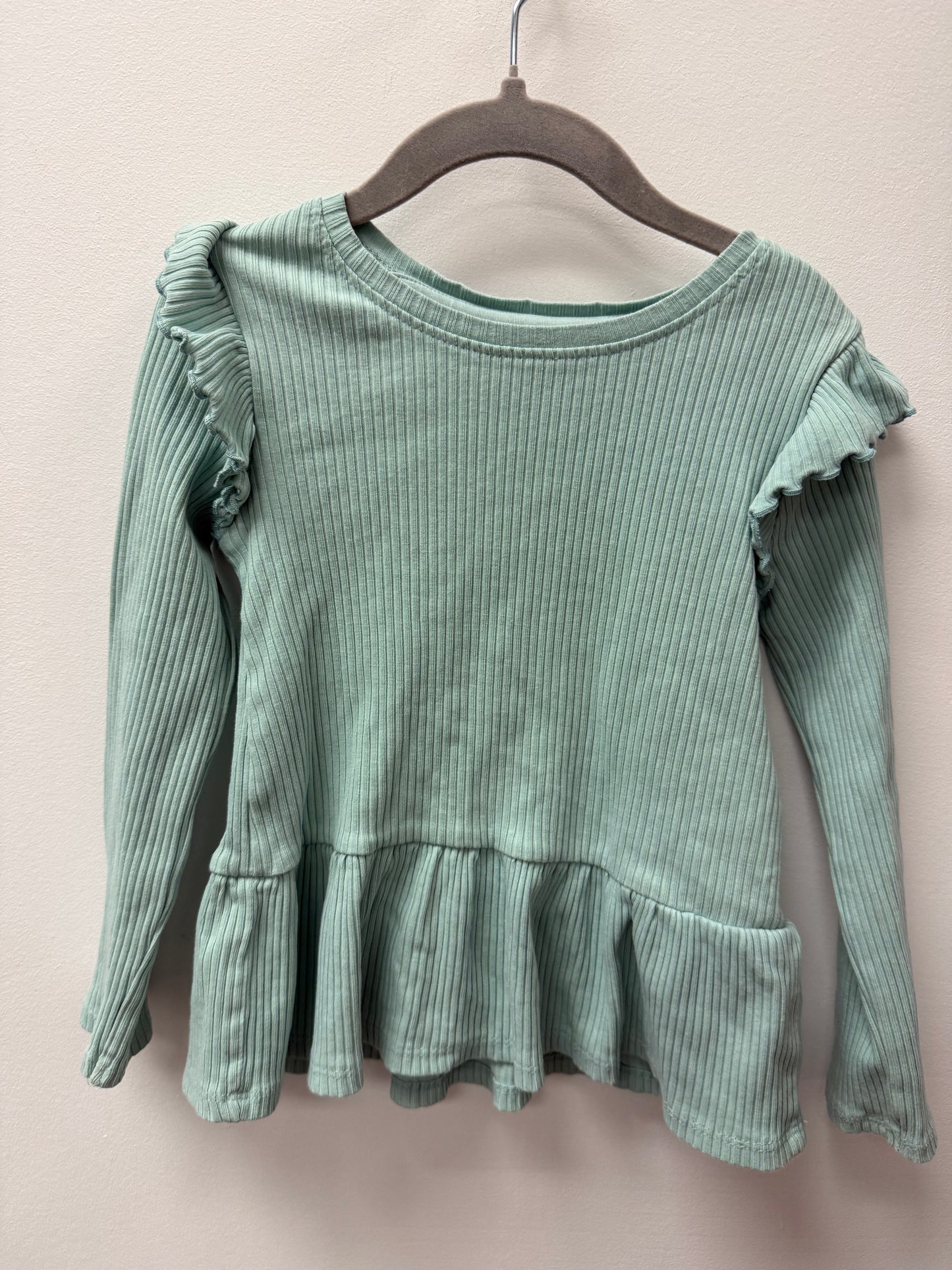 HAUTE HIPPIE BLUE SHIRT SIZE 4T