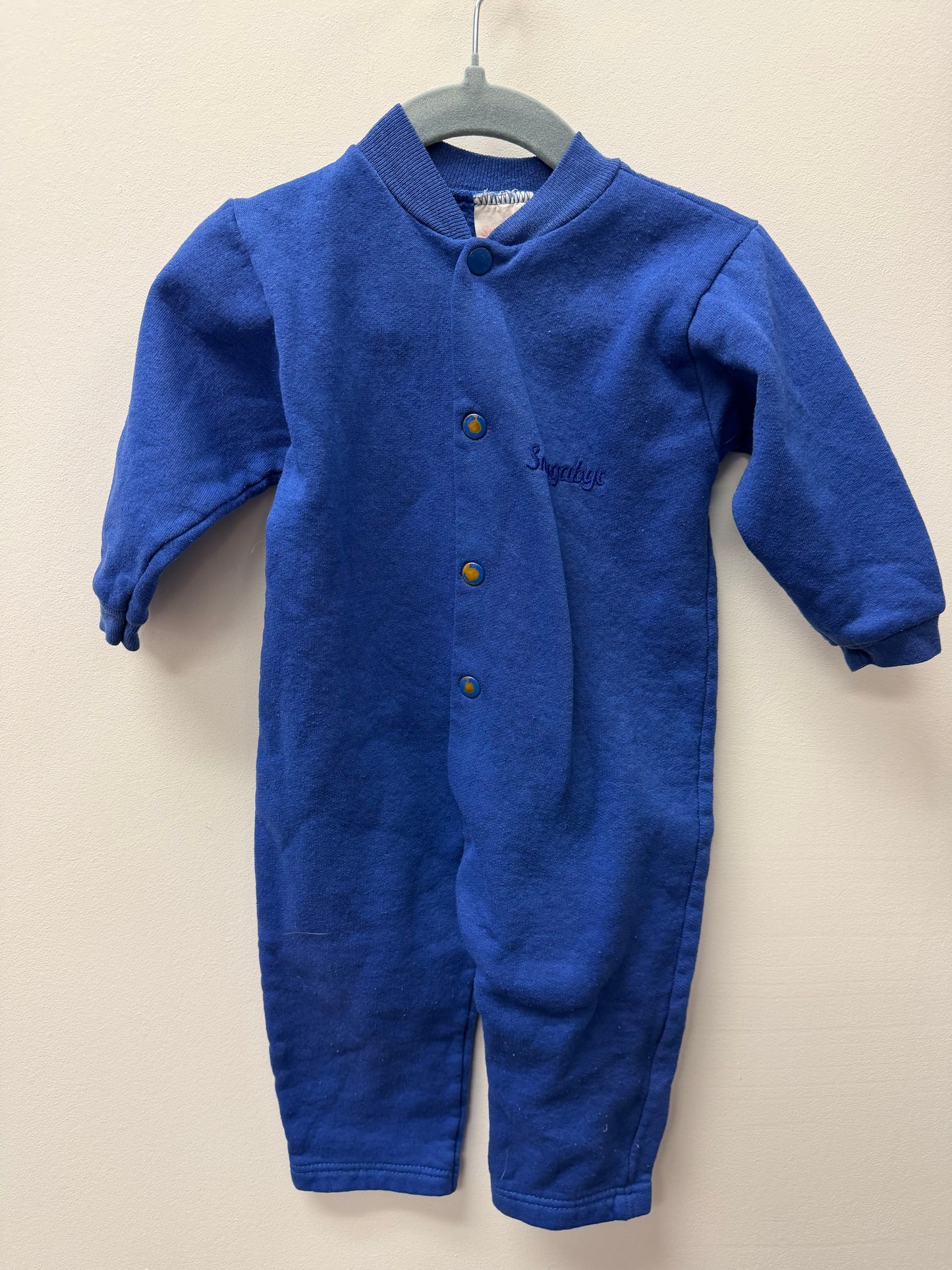 VINTAGE BLUE SNUGABYE ONE PIECE SIZE 24M