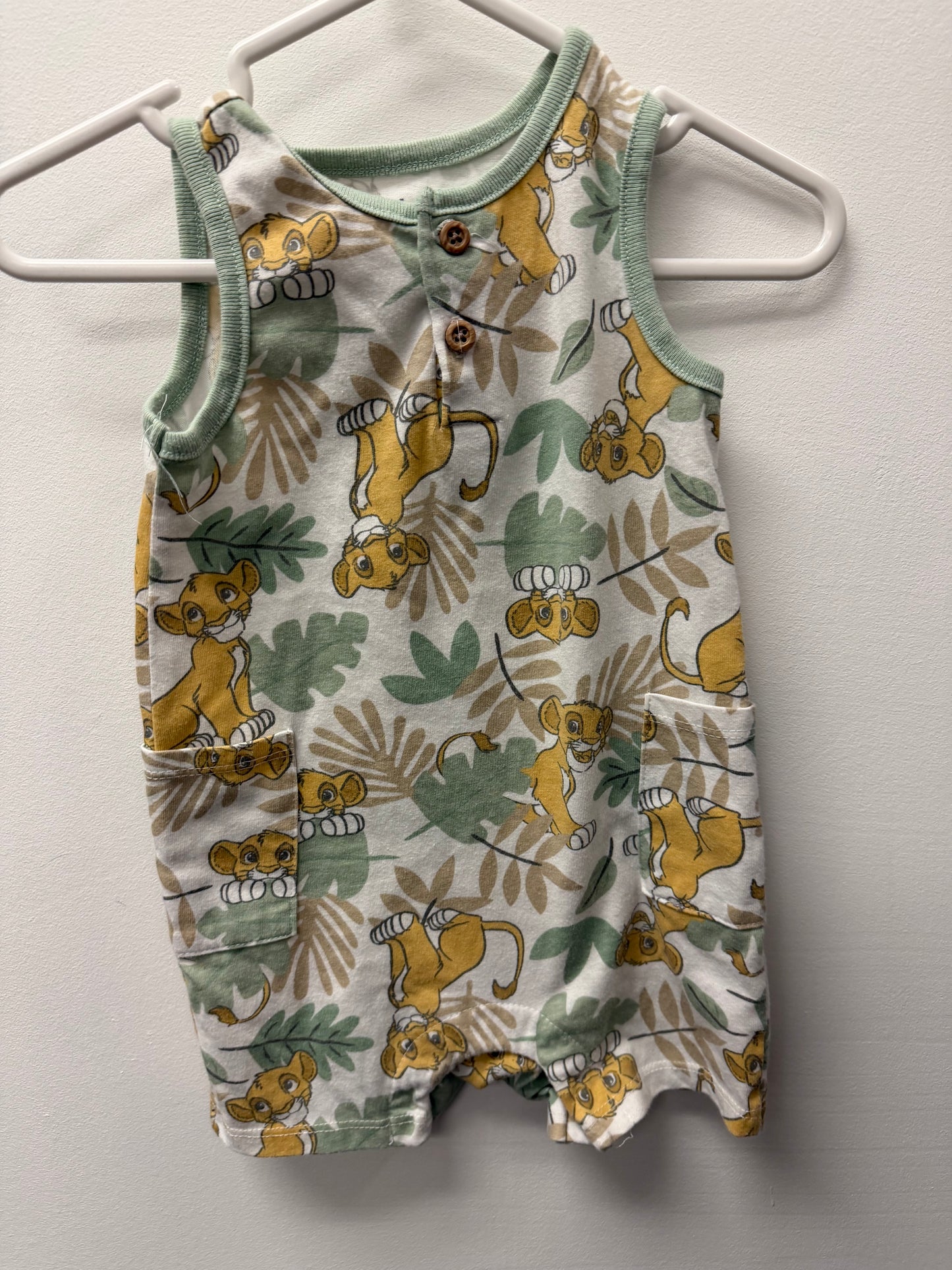 DISNEY LION KING ROMPER SIZE 12-18M
