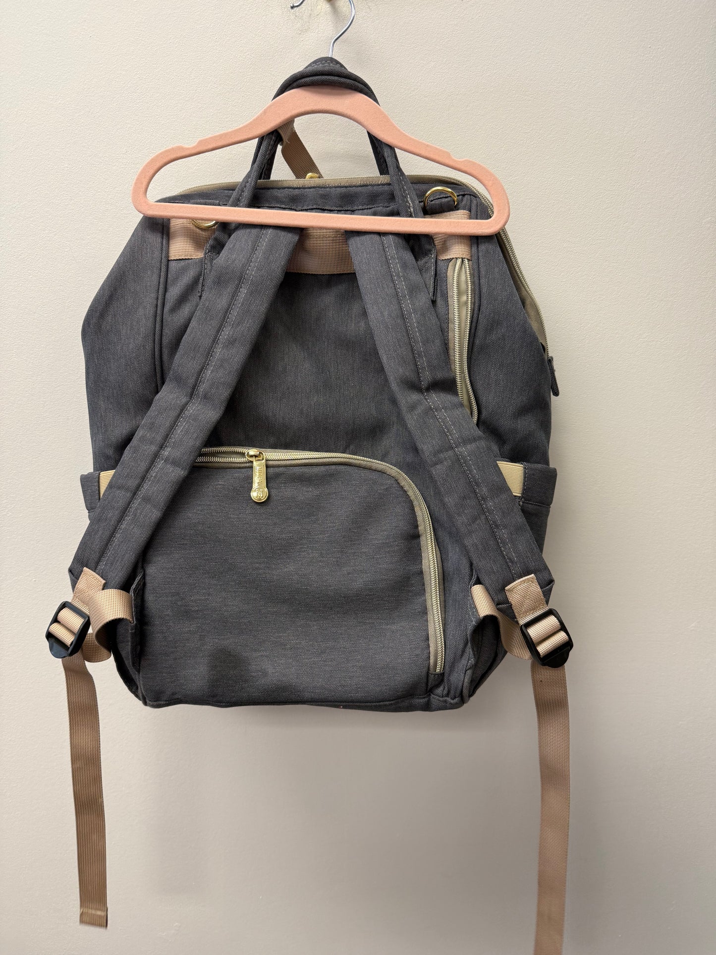 GREY DIAPER BAG