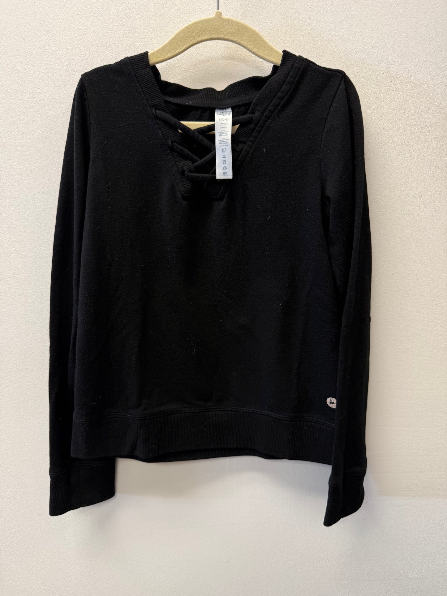 90 DEGREE BLACK SHIRT SIZE 7-8
