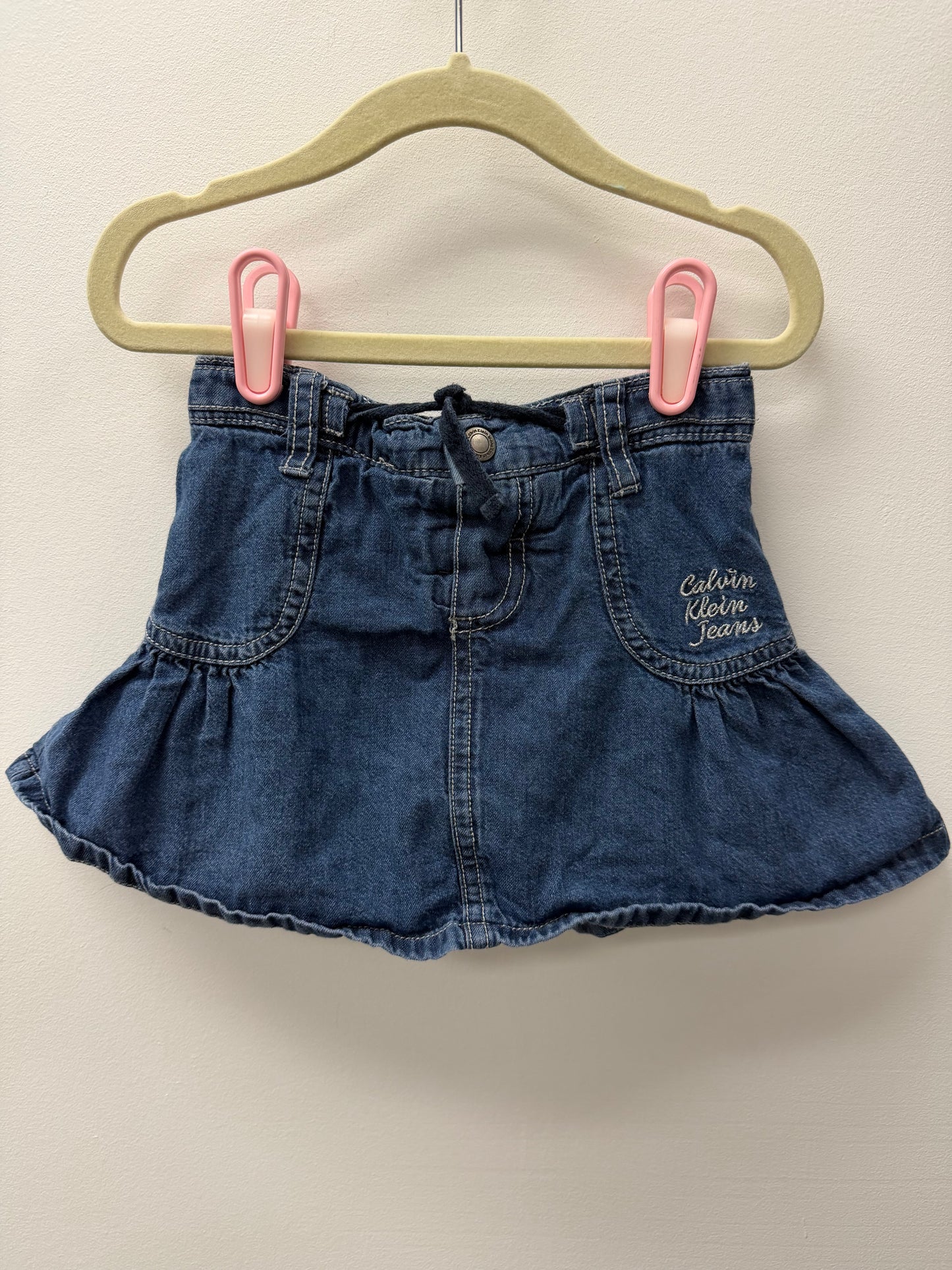 CALVIN KLEIN DENIM SKIRT SIZE 3T