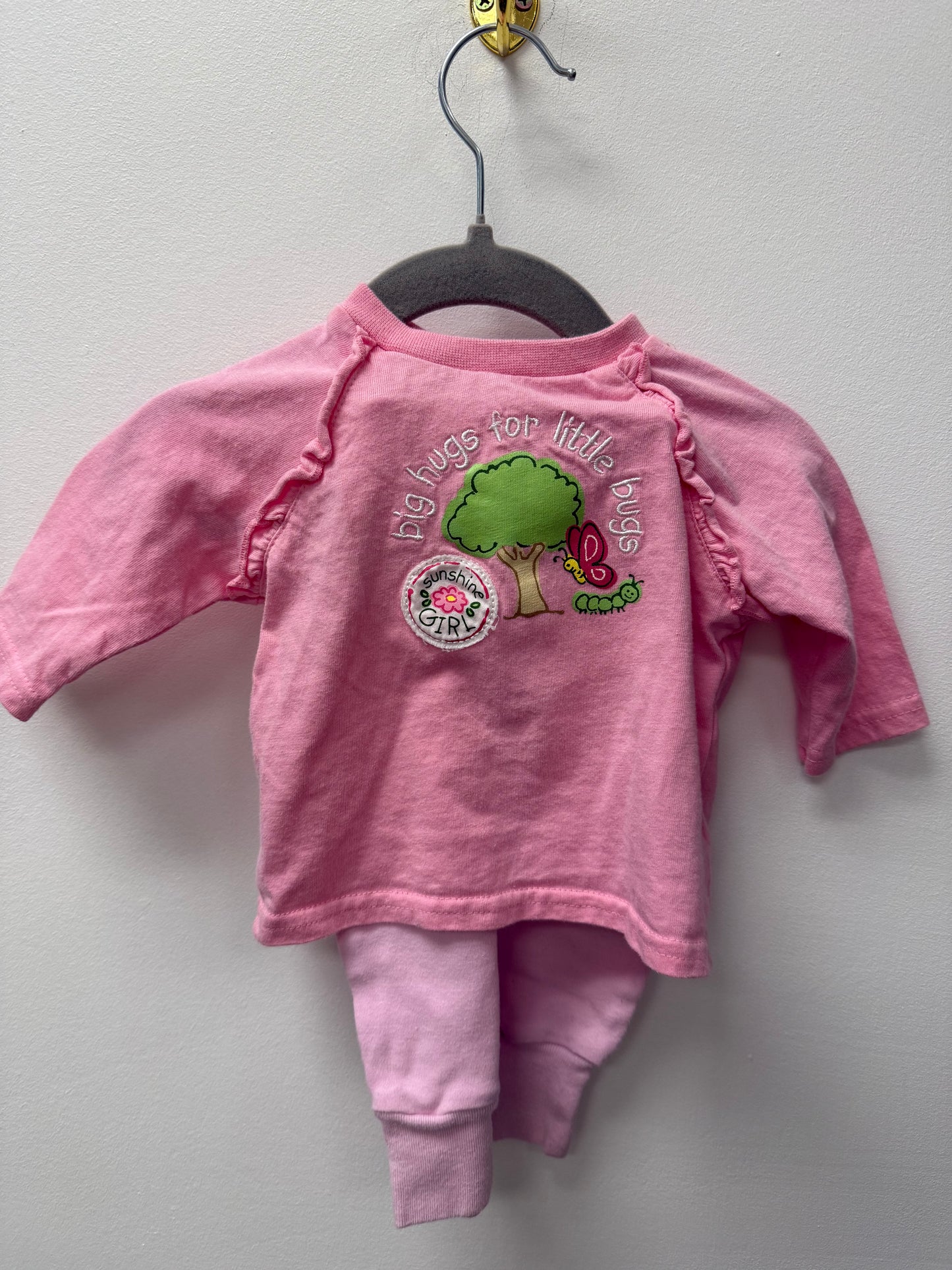SESAME BEGINNINGS 2 PIECE OUTFIT SIZE 0-3M