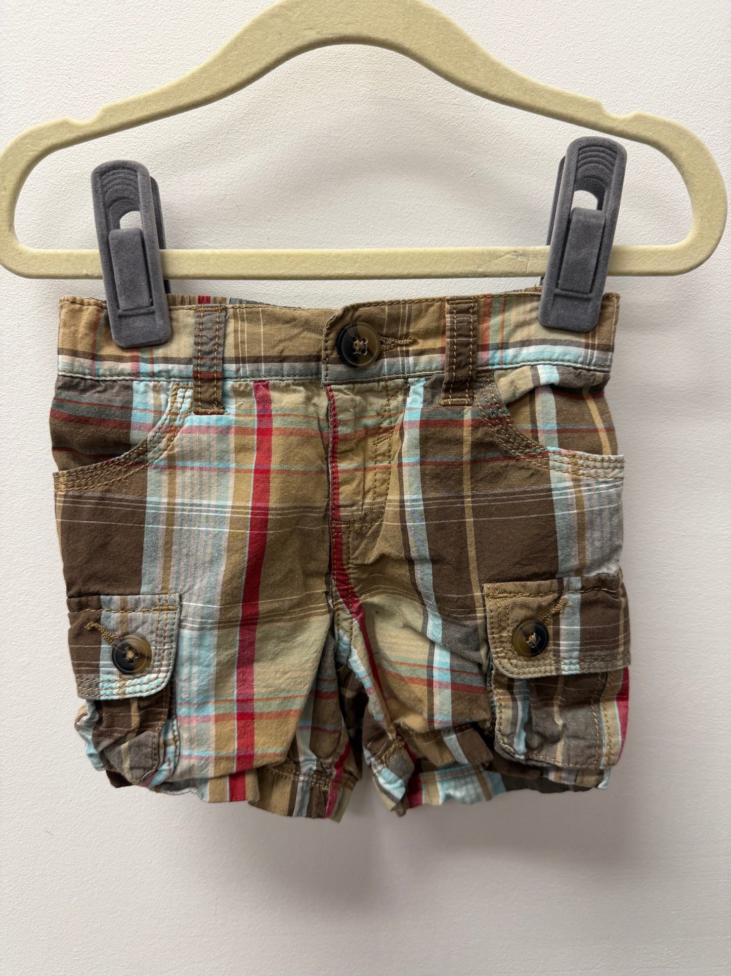 JOE FRESH CARGO SHORTS SIZE 3-6M