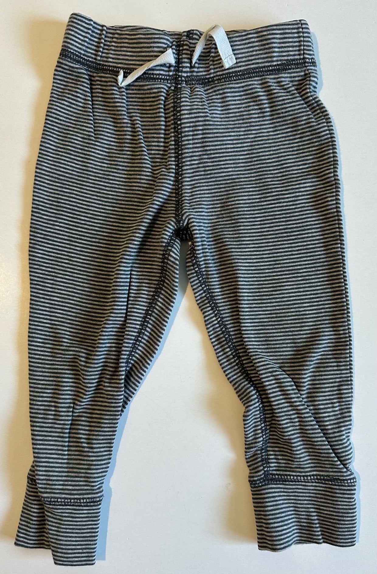 Gray and black striped hot sale pants