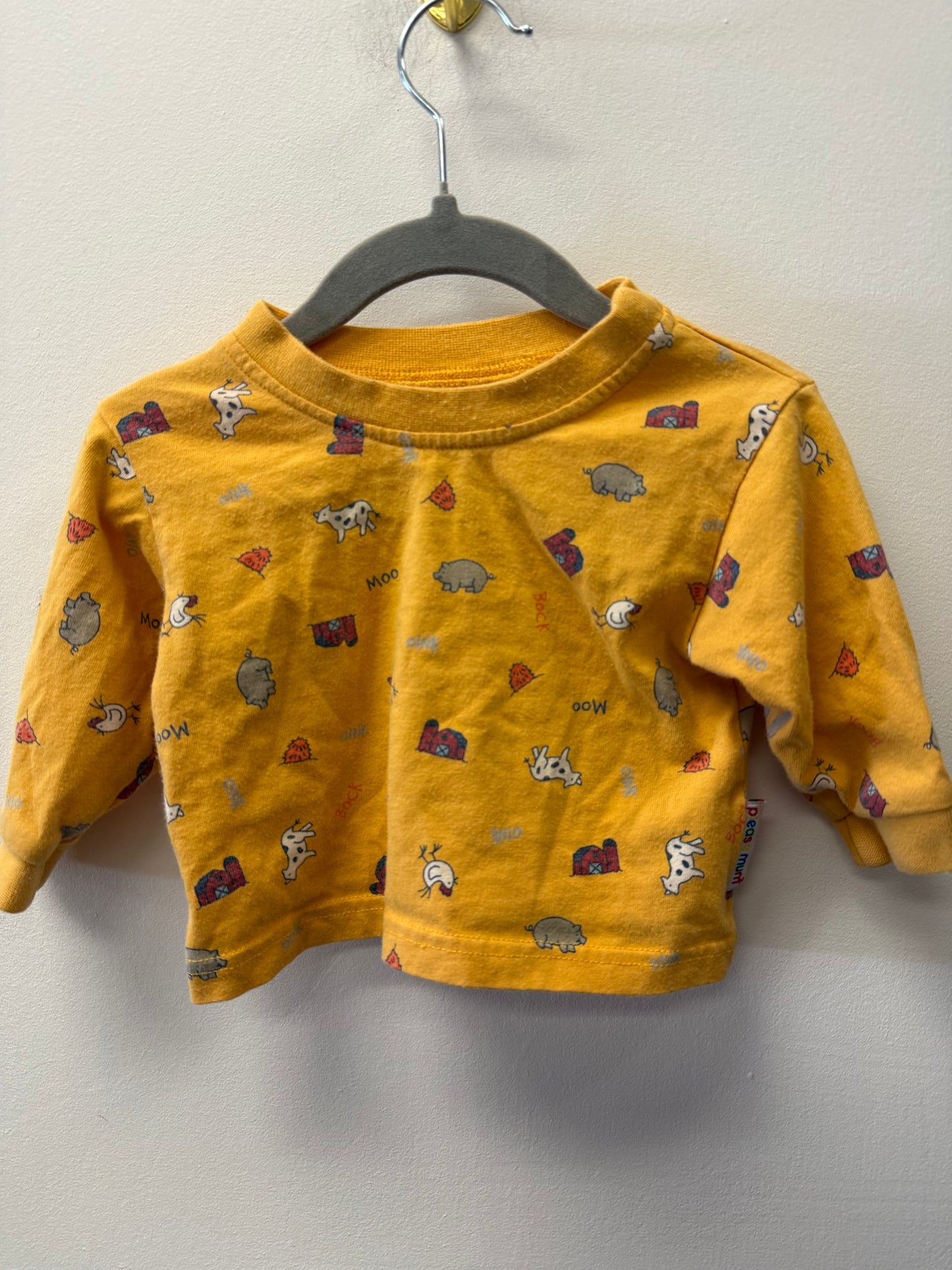 PLEASE MUM FARM SHIRT SIZE 6M