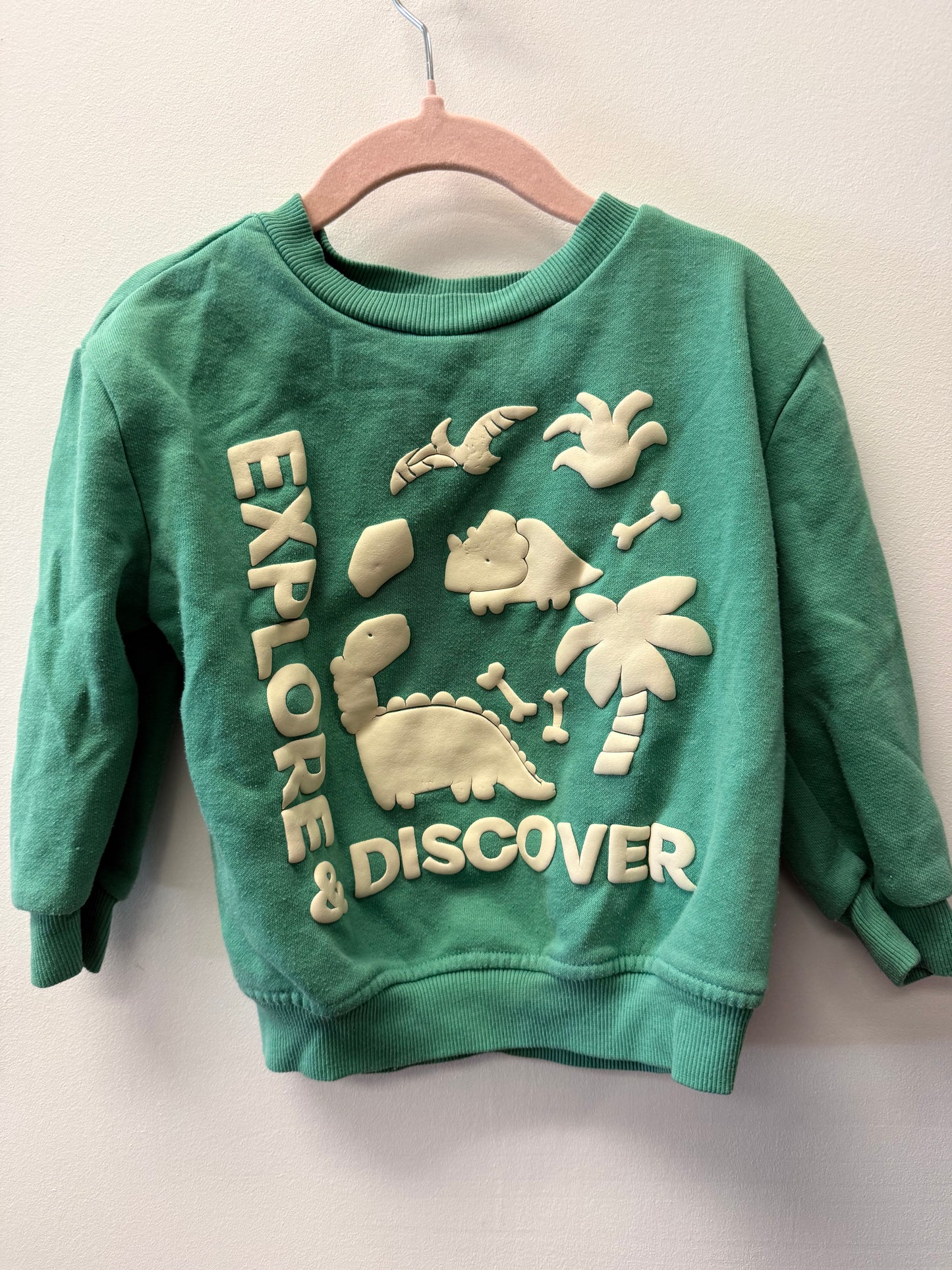 GEORGE DINO CREW SIZE 2T
