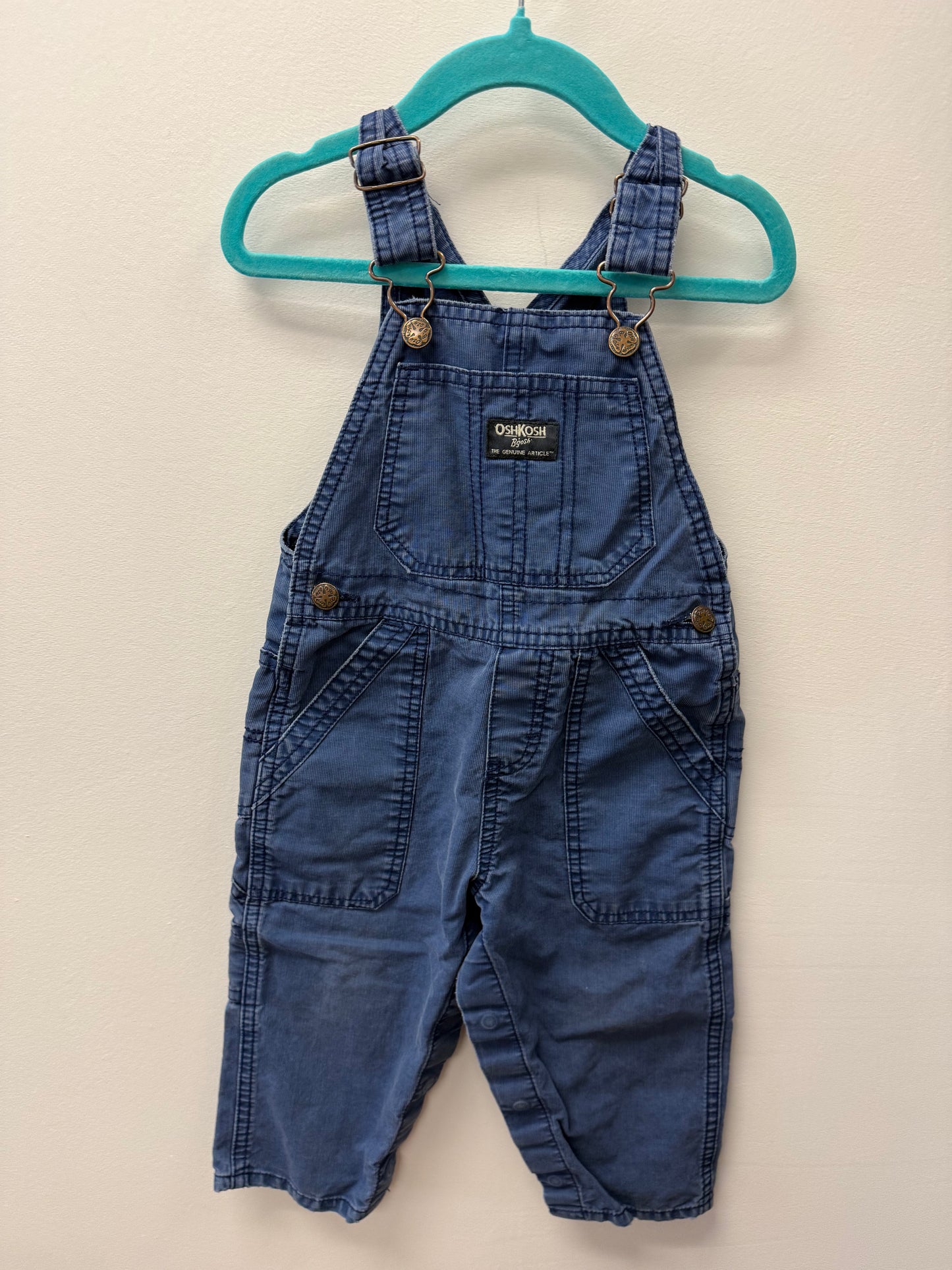 OSHKOSH BLUE OVERALLS SIZE 18M