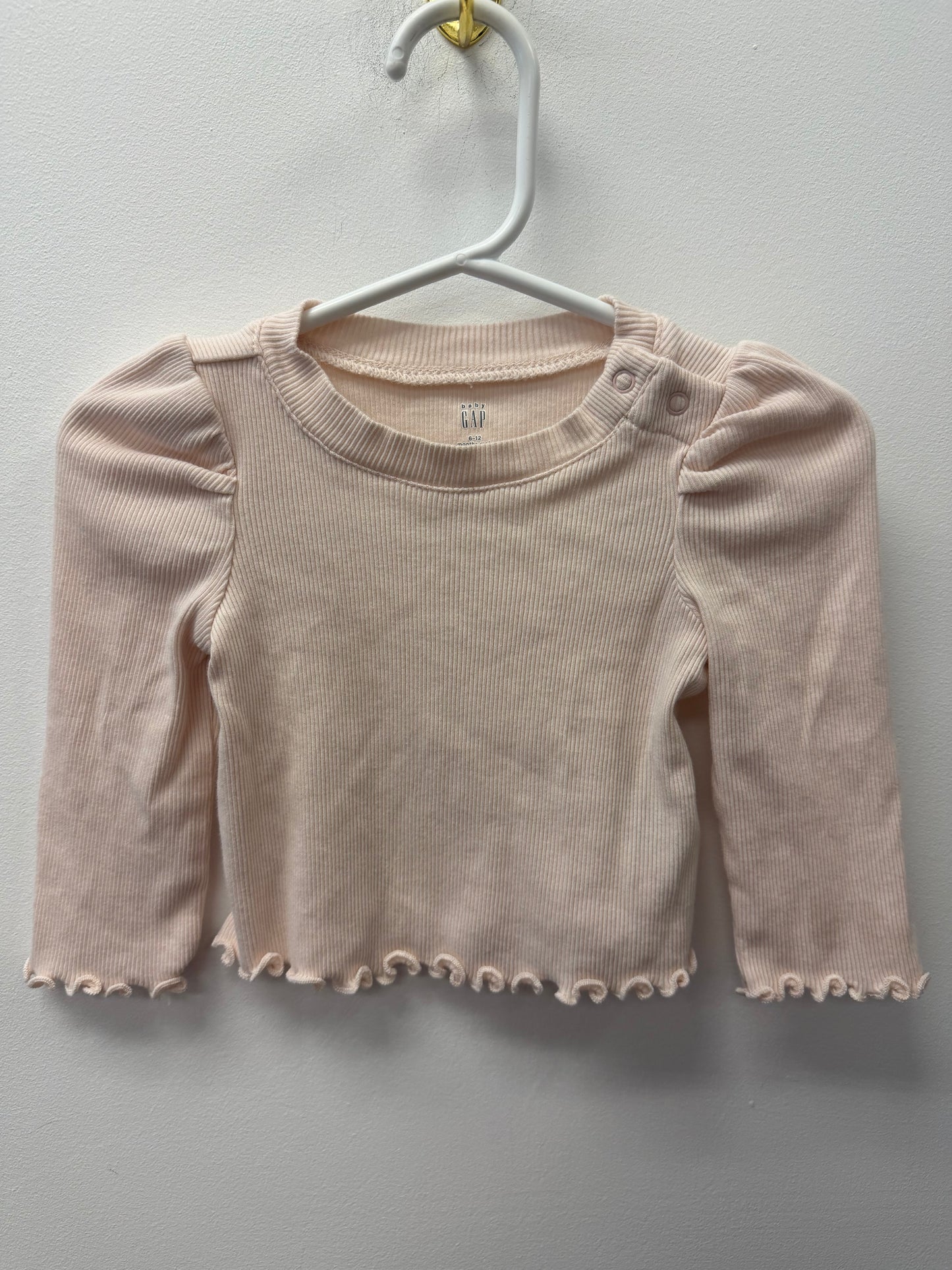 BABY GAP PINK LONG SLEEVE SIZE 6-12M