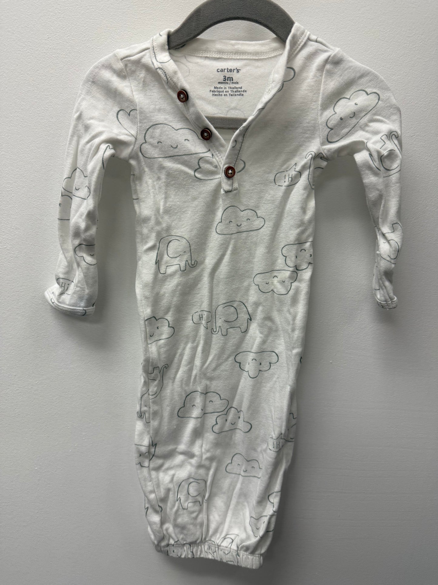 CARTERS CLOUD SWADDLE SIZE 3M