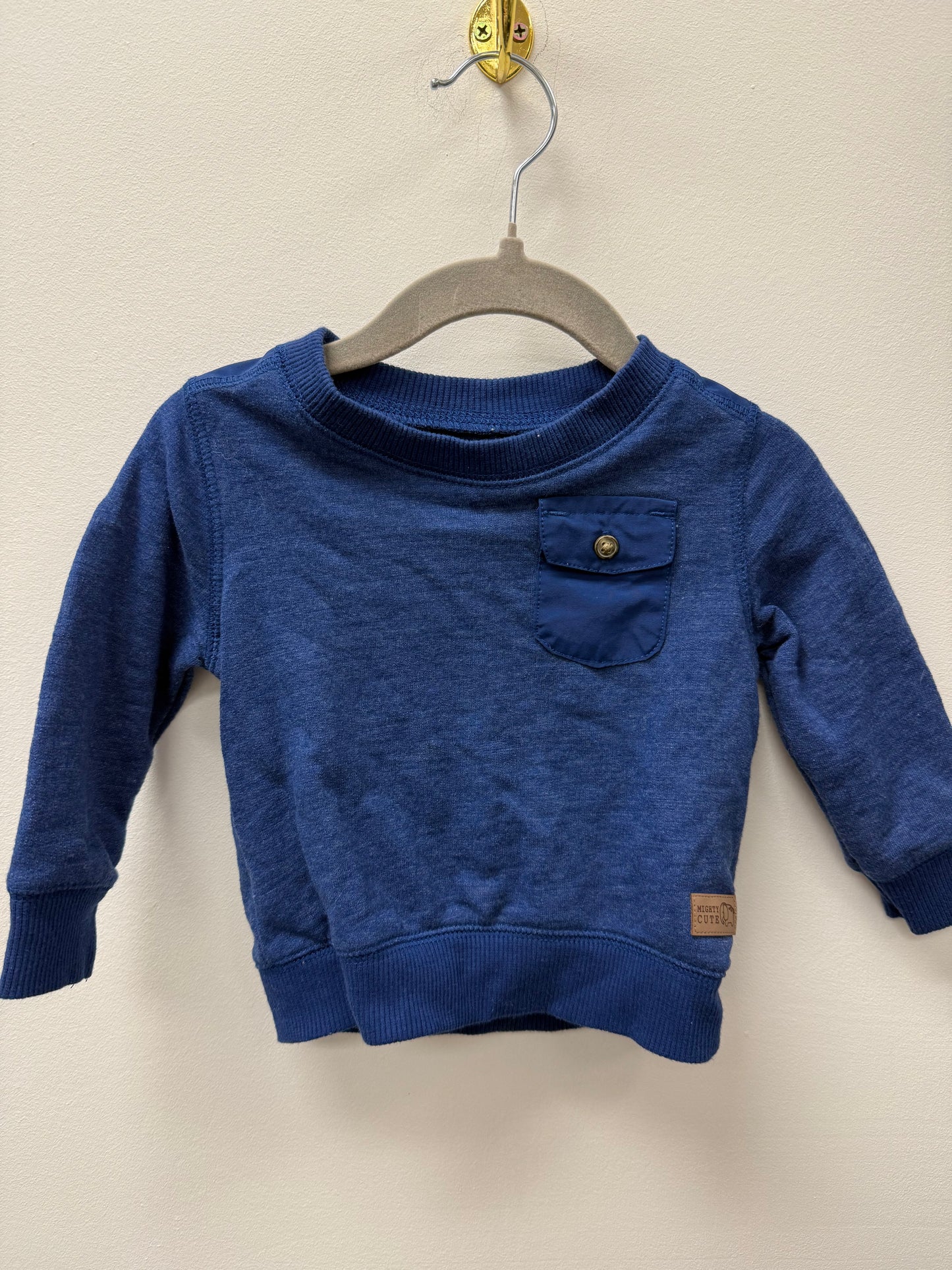 CARTERS BLUE CREW SIZE 6M