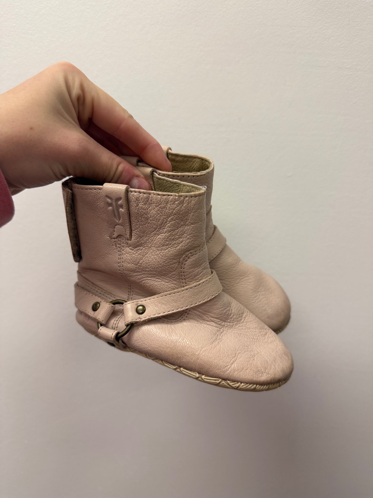 FRYE LEATHER NON SLIP BABY BOOTS SIZE 5