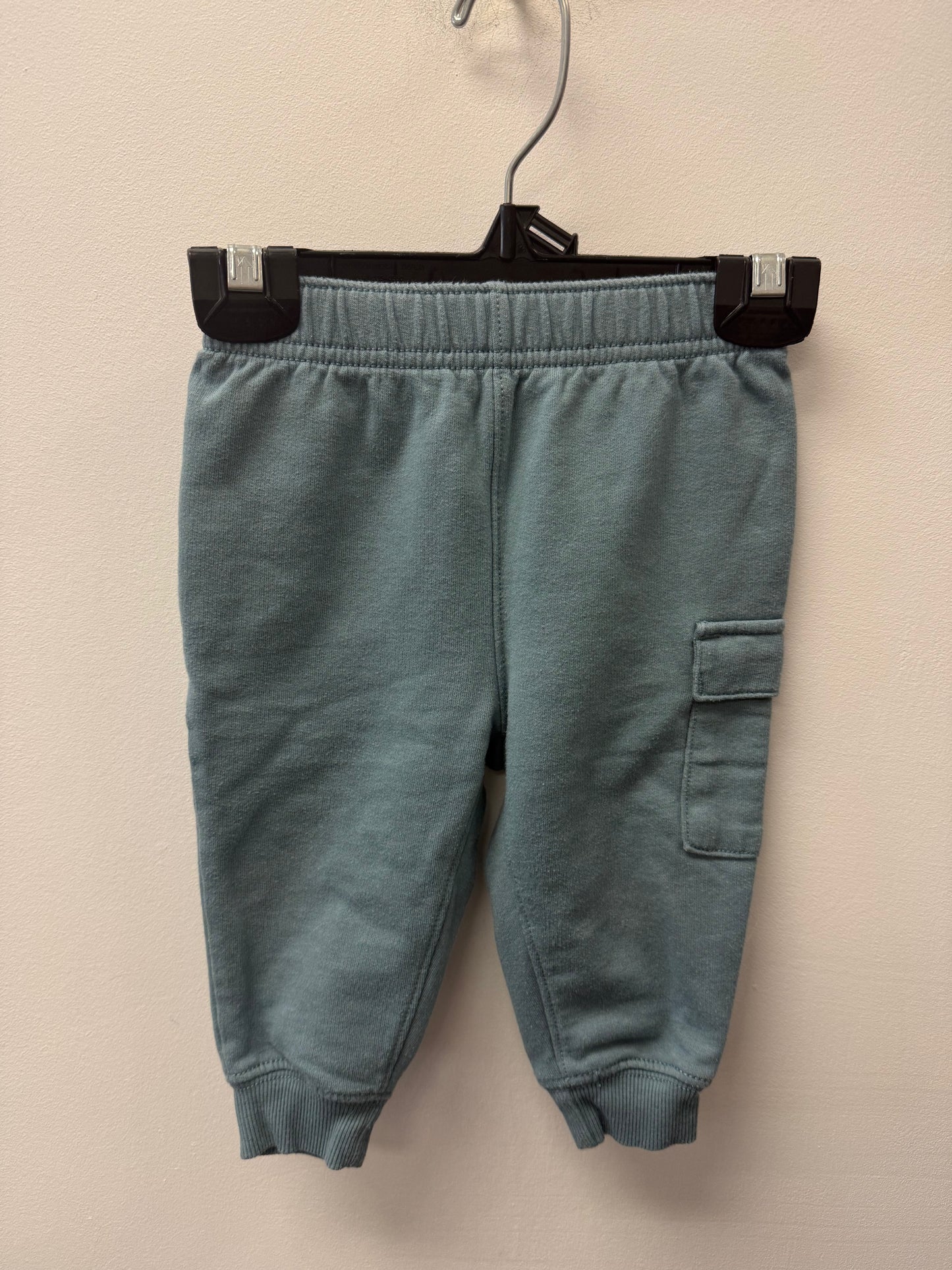 CARTERS BLUE CARGO JOGGERS SIZE 12M