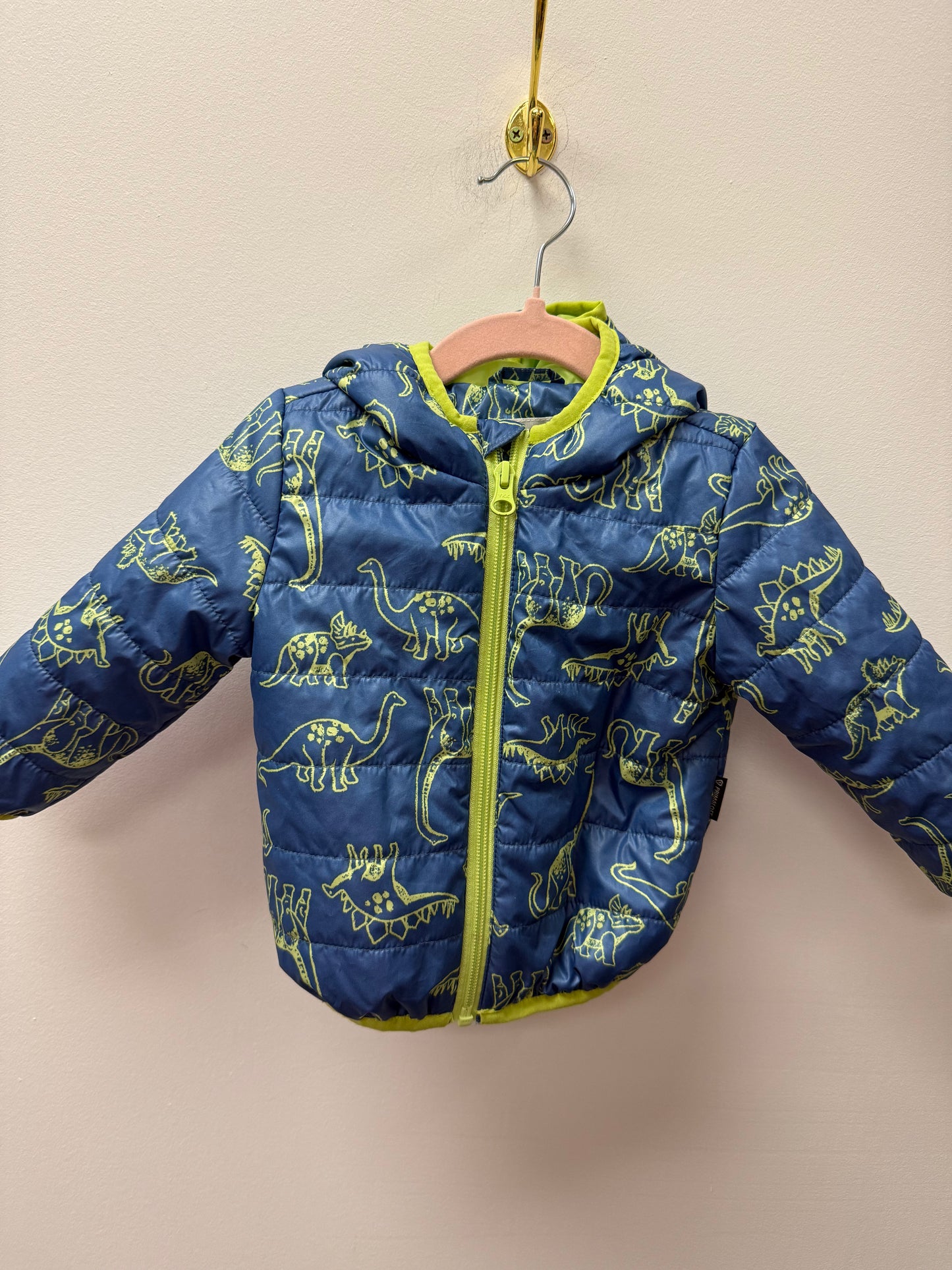 JOE FRESH LIGHT DINO JACKET SIZE 6-12M