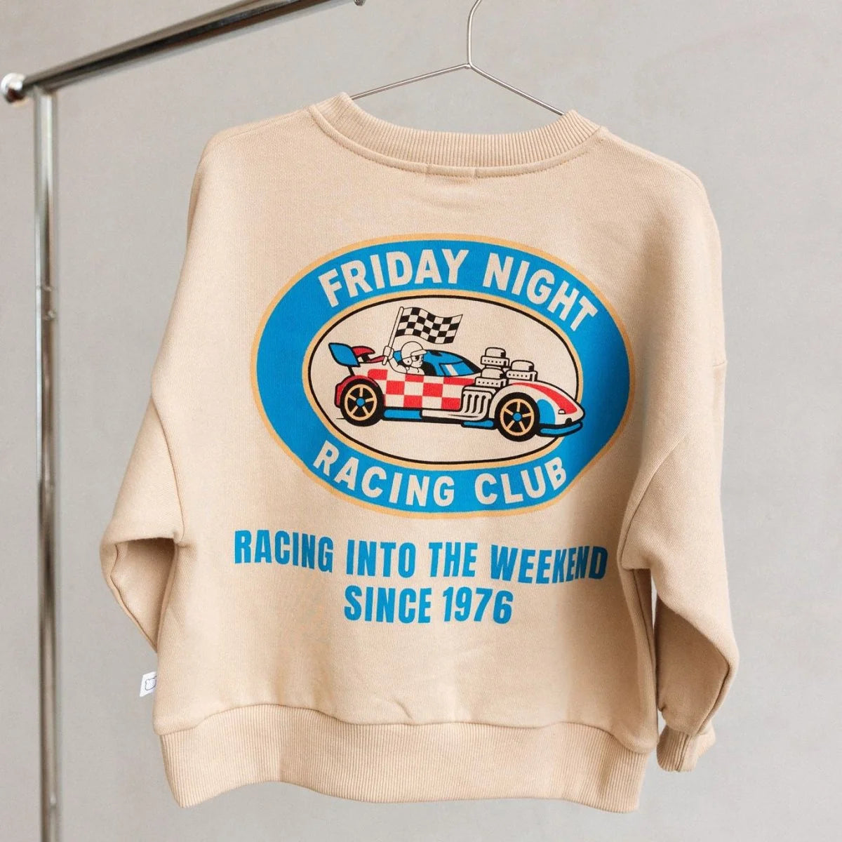 ROOBEAR RACING CLUB 100% COTTON CREWNECK