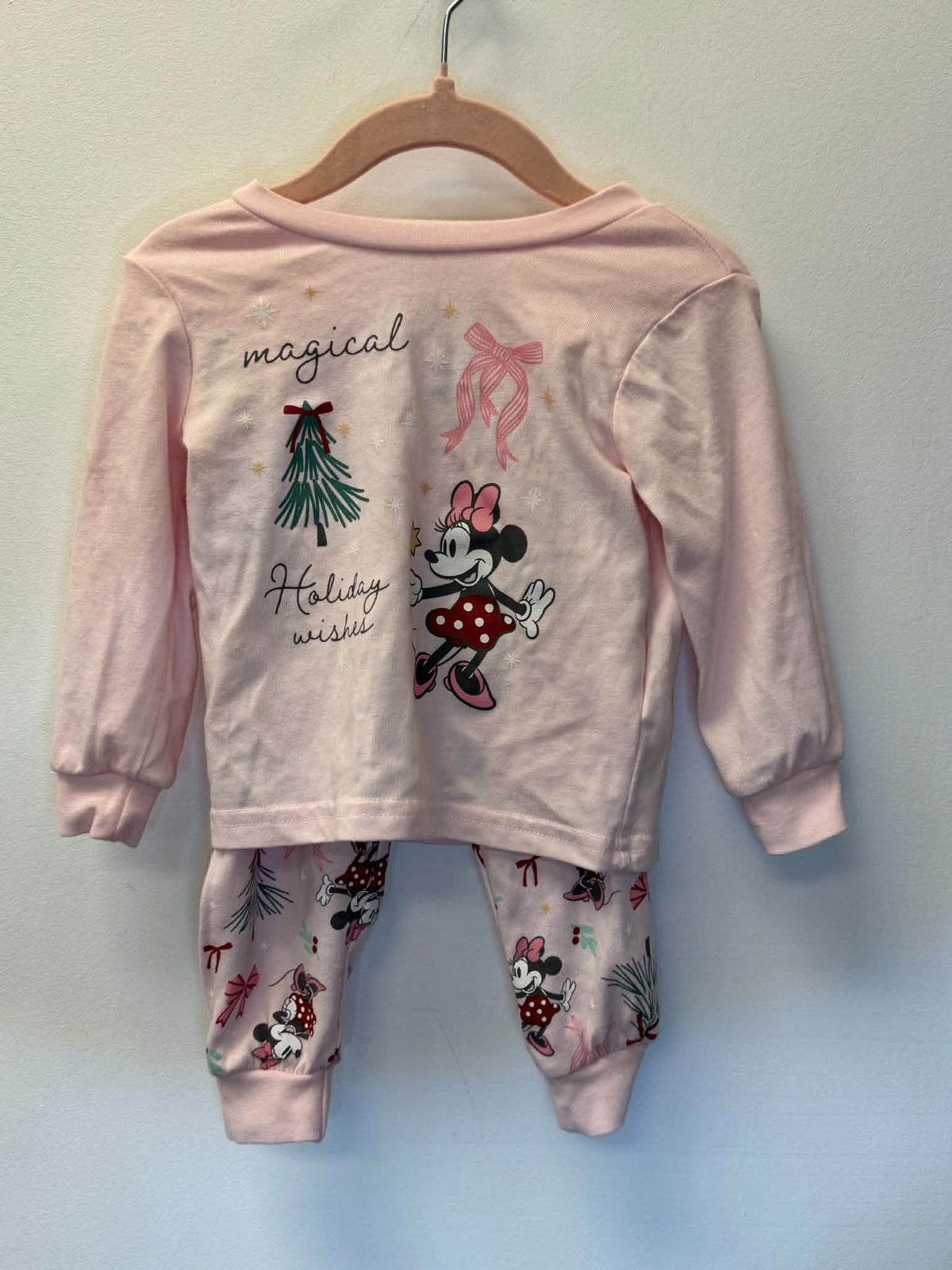 DISNEY MINNIE MOUSE CHRISTMAS PJ'S SIZE 12-18M