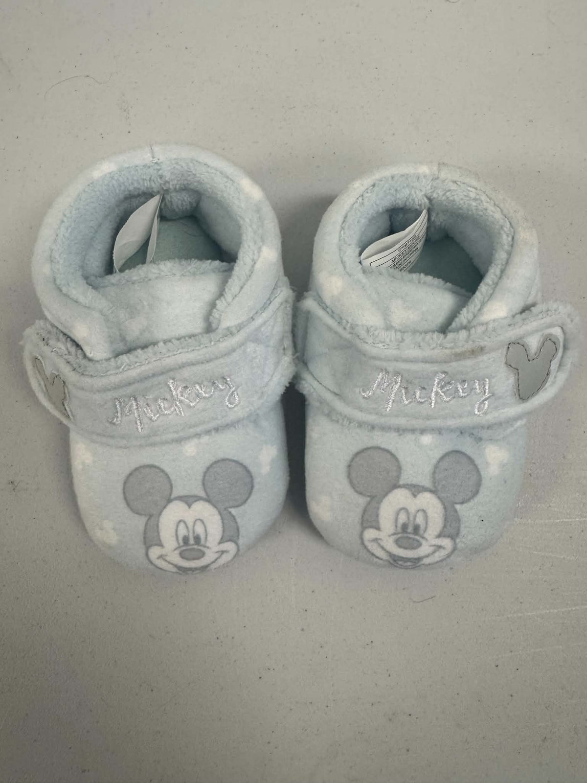 MICKEY MOUSE SLIPPERS SIZE 0-6M