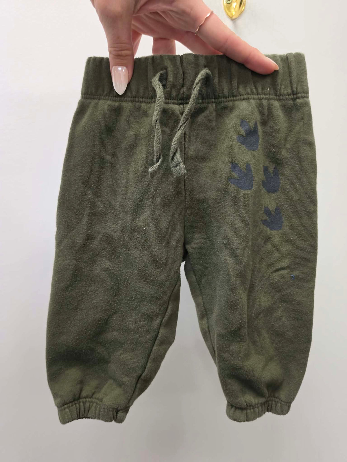 BABY GAP GREEN JOGGERS SIZE 6-12M