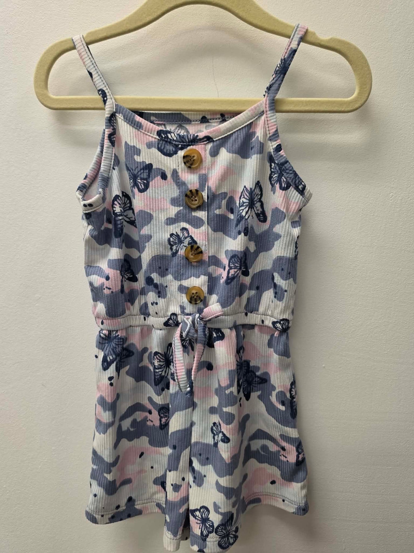 ONE STEP UP BUTTERFLY ROMPER SIZE 3T