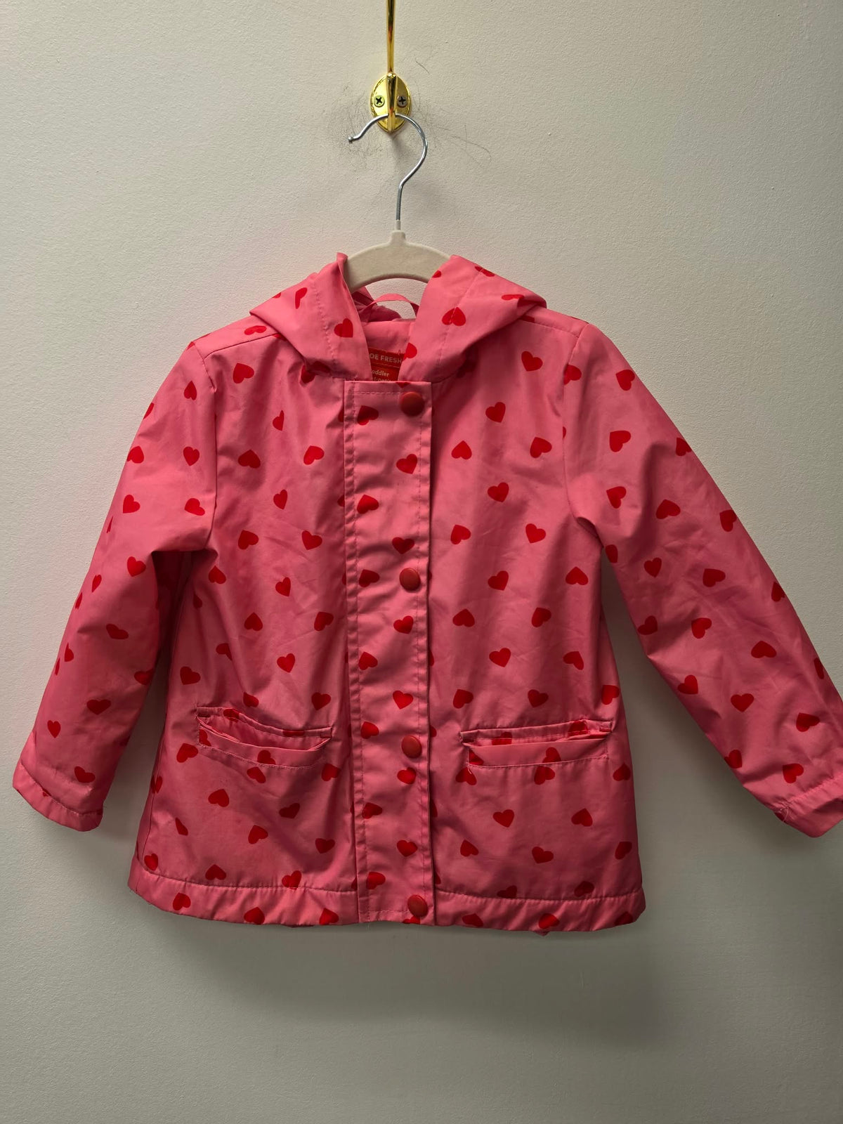 JOE FRESH HEART COAT SIZE 2T