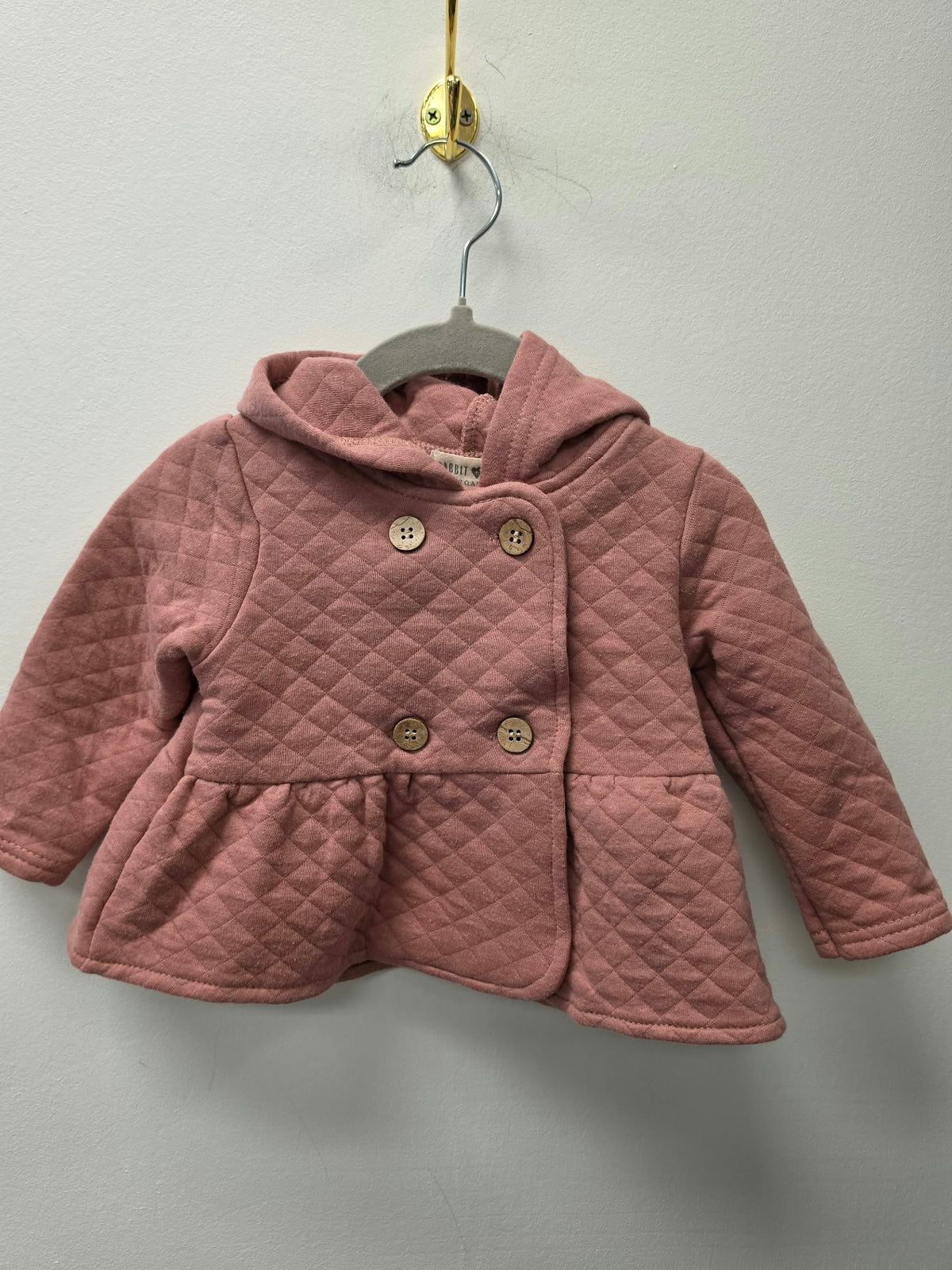 RABBIT + BEAR BLUSH SWEATER SIZE 6-9M
