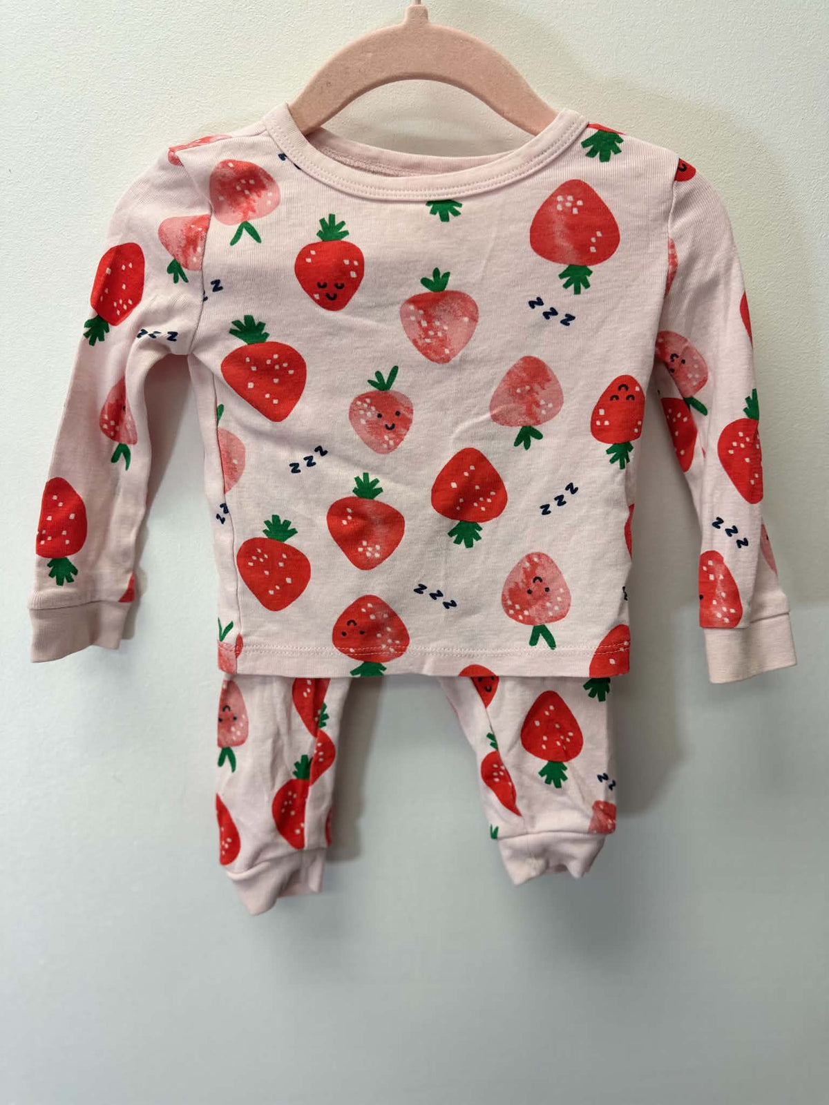 JOE FRESH STRAWBERRY PJ SET SIZE 6-12M