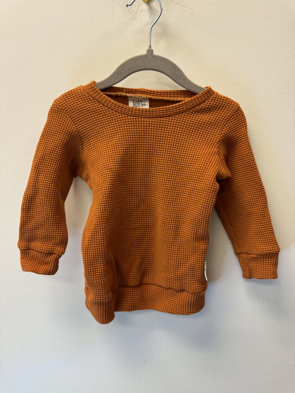 BOBS FOOTWEAR WAFFLE KNIT SHIRT SIZE 9-12M